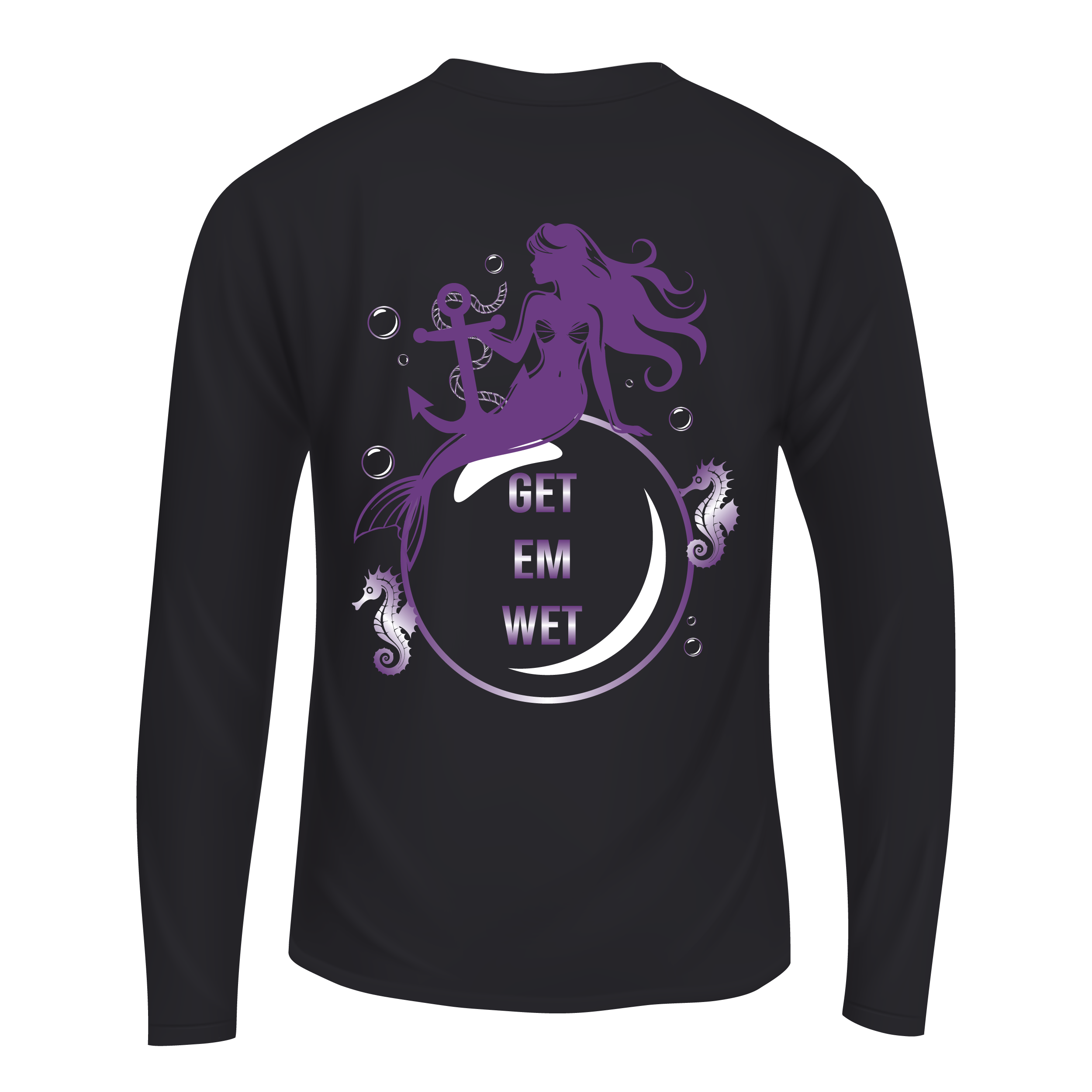 Mermaid Bubble Long Sleeve Shirt