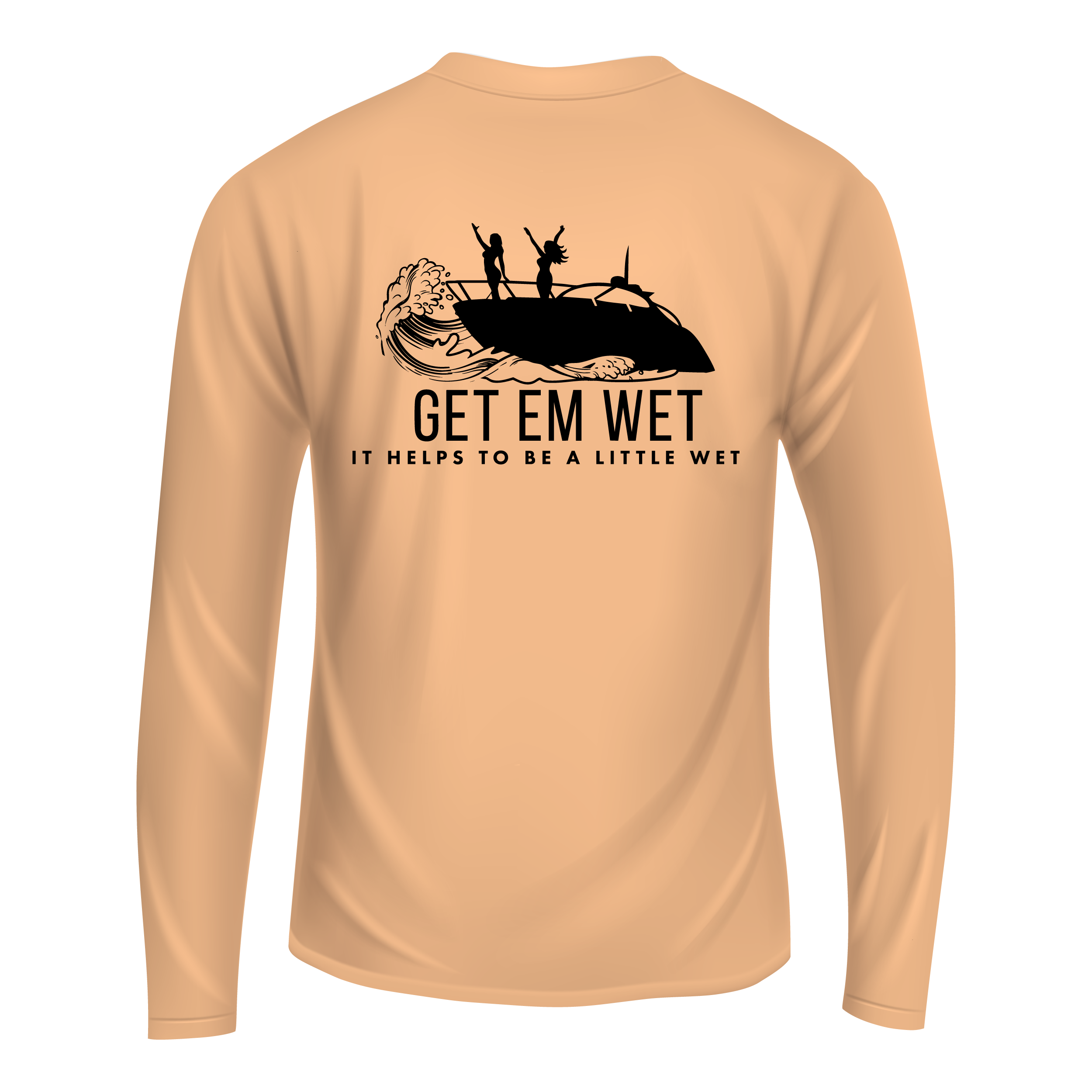 It Helps To Be A Little Wet Long Sleeve Shirt