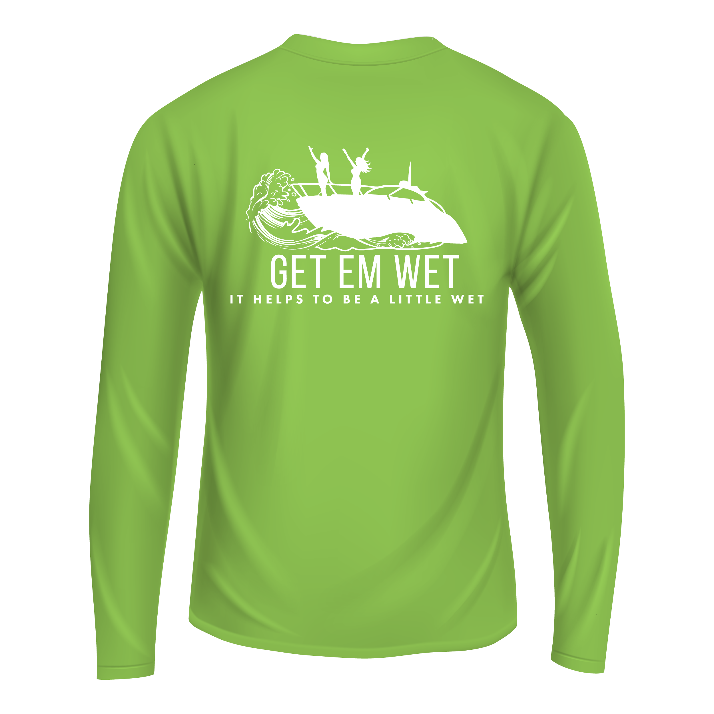 It Helps To Be A Little Wet Long Sleeve Shirt