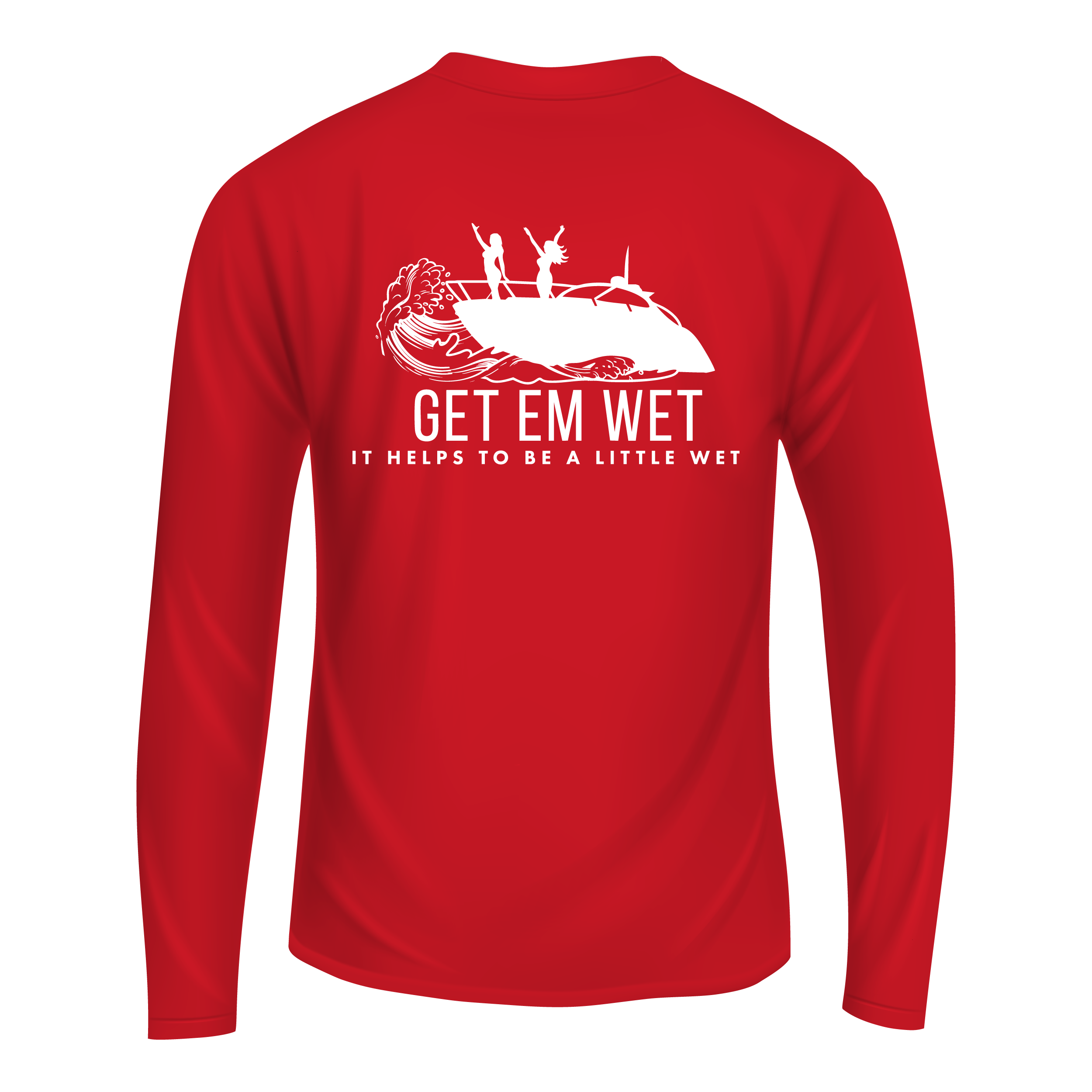 It Helps To Be A Little Wet Long Sleeve Shirt