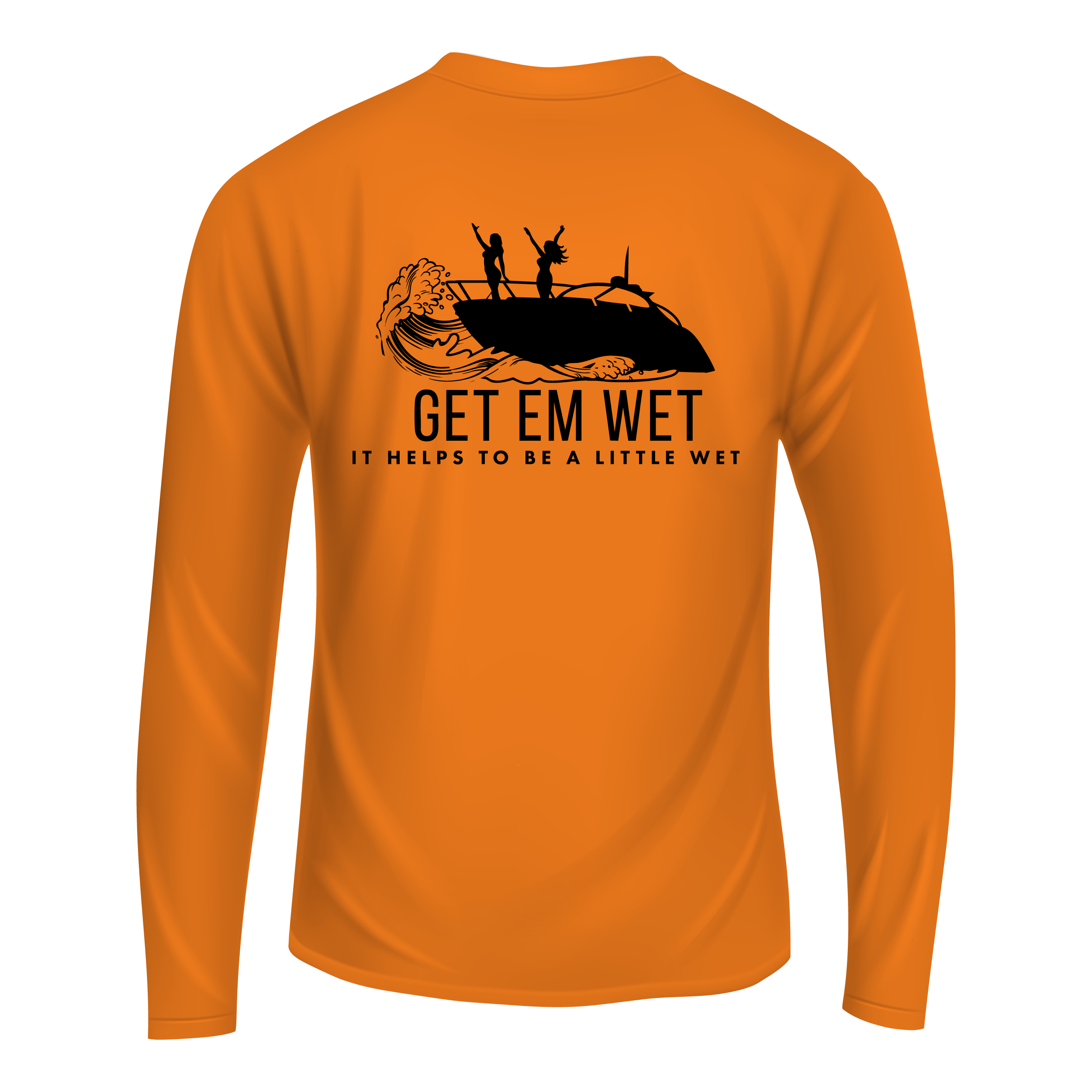 It Helps To Be A Little Wet Long Sleeve Shirt