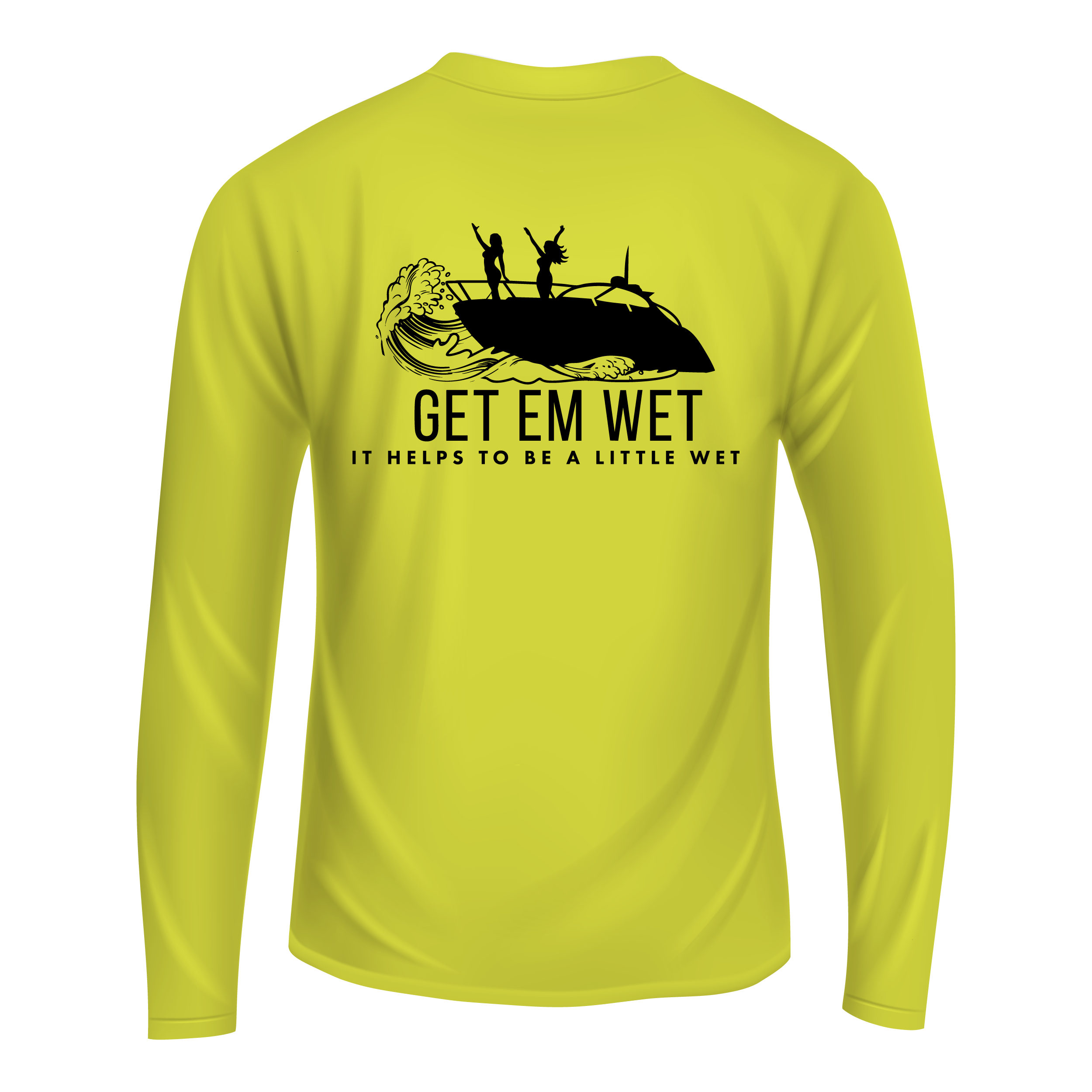 It Helps To Be A Little Wet Long Sleeve Shirt