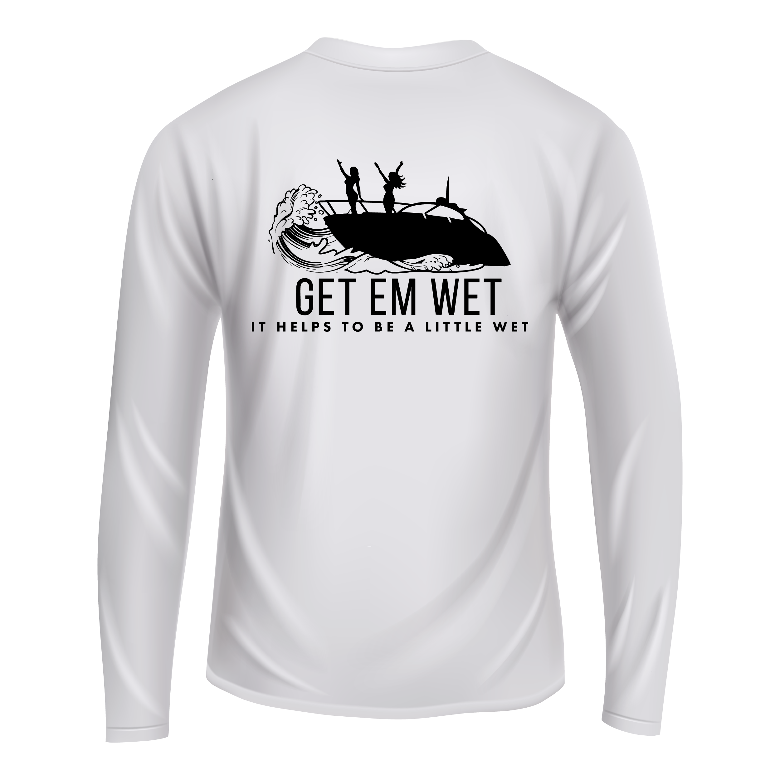 It Helps To Be A Little Wet Long Sleeve Shirt