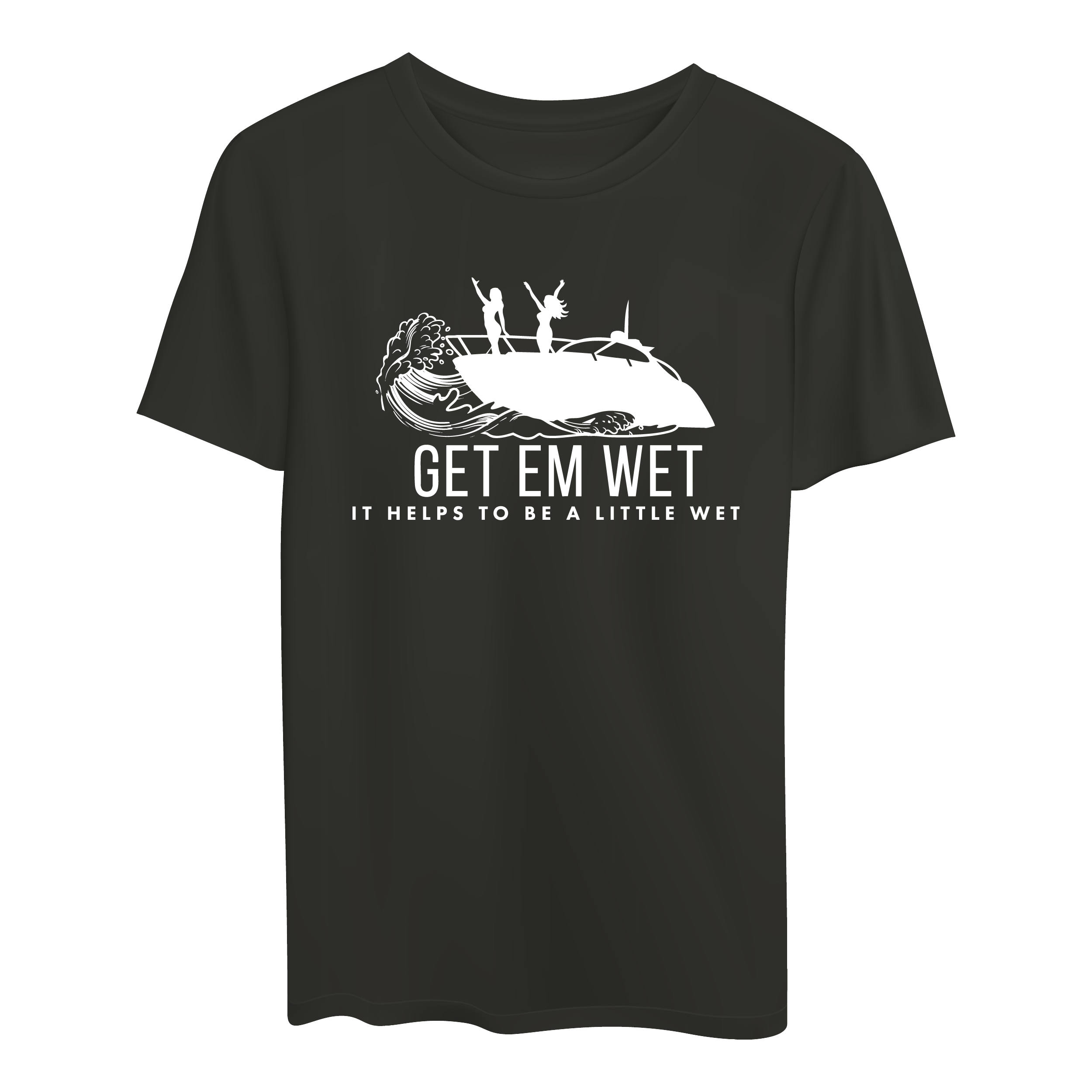 It Helps To Be A Little Wet Short Sleeve Shirt