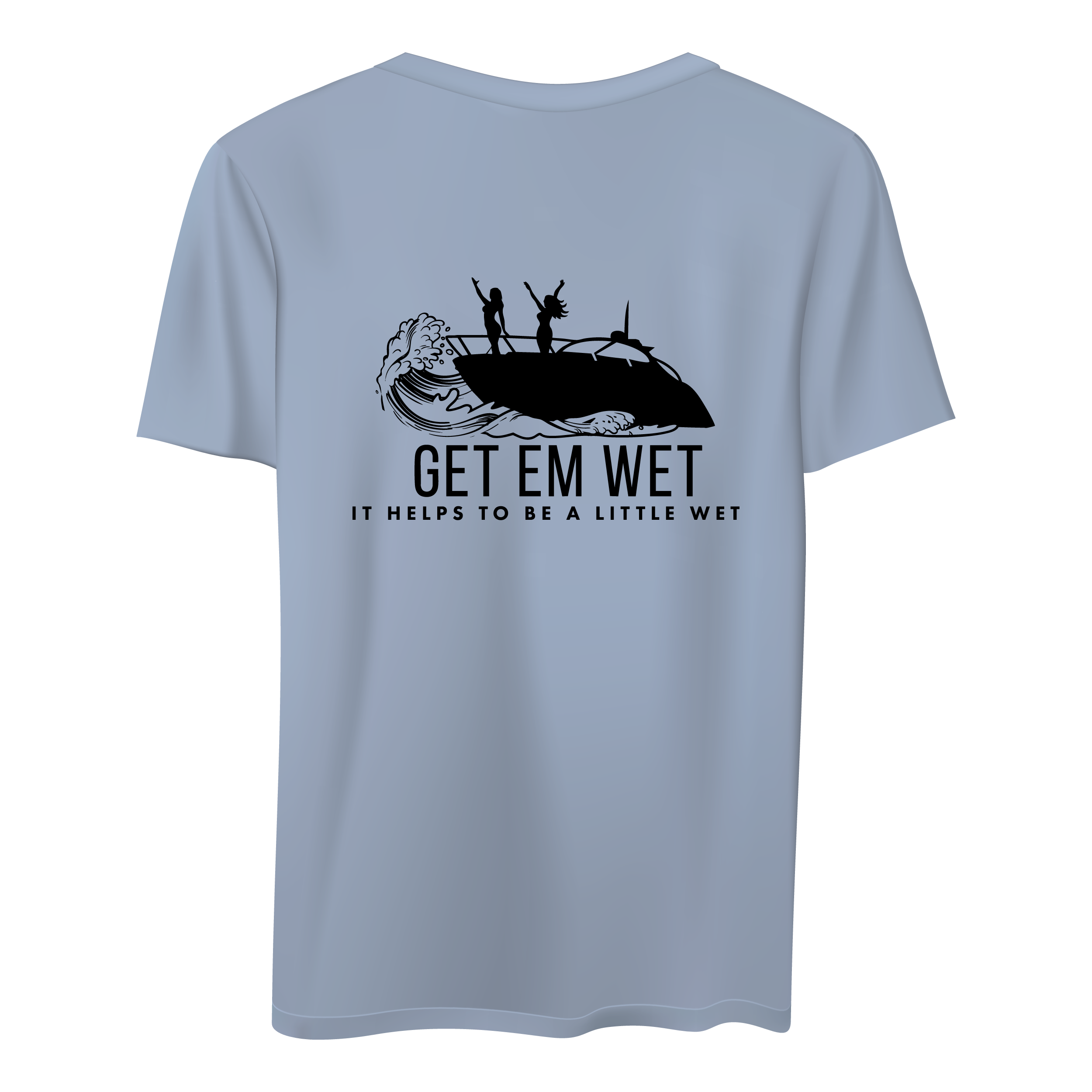 It Helps To Be A Little Wet Short Sleeve Shirt