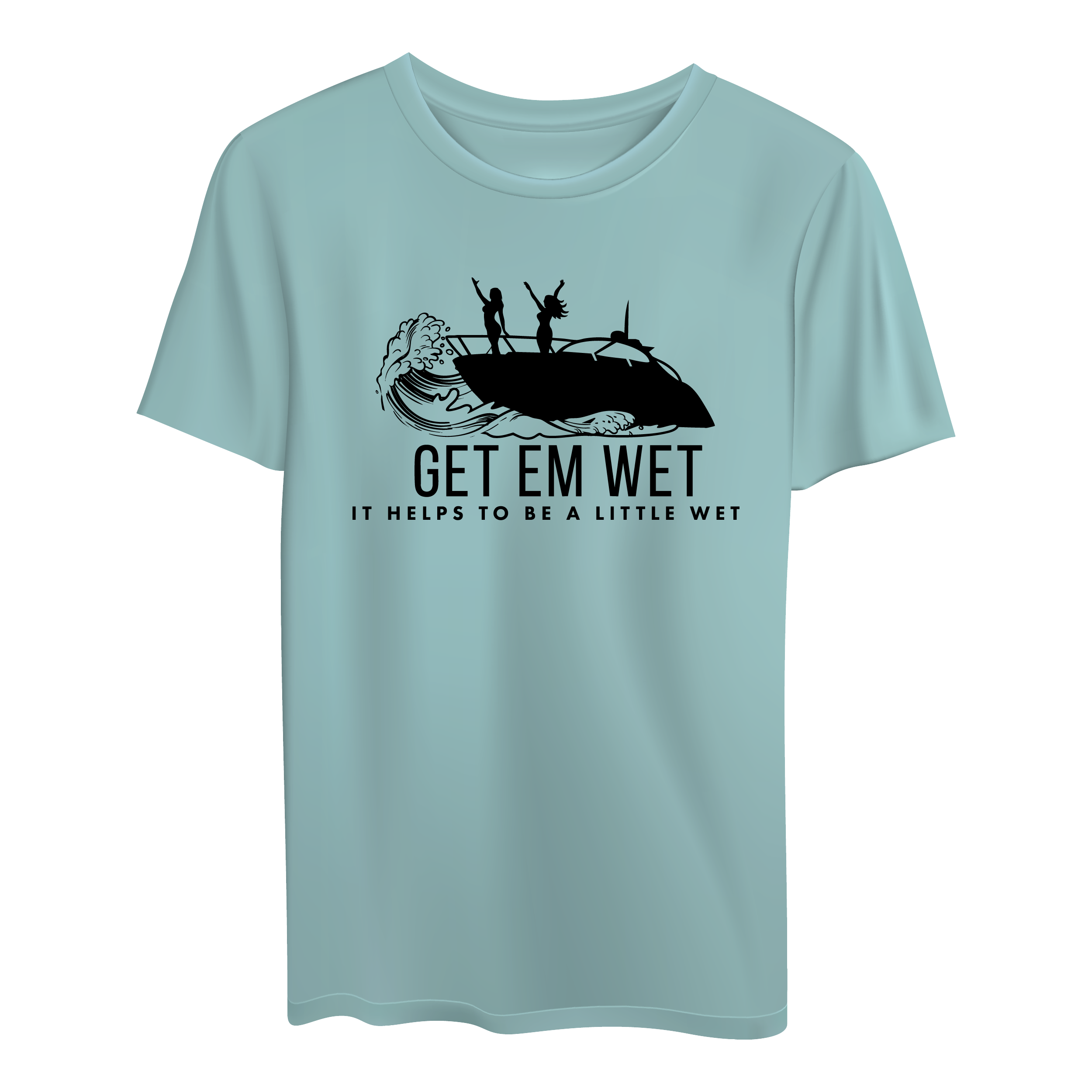 It Helps To Be A Little Wet Short Sleeve Shirt