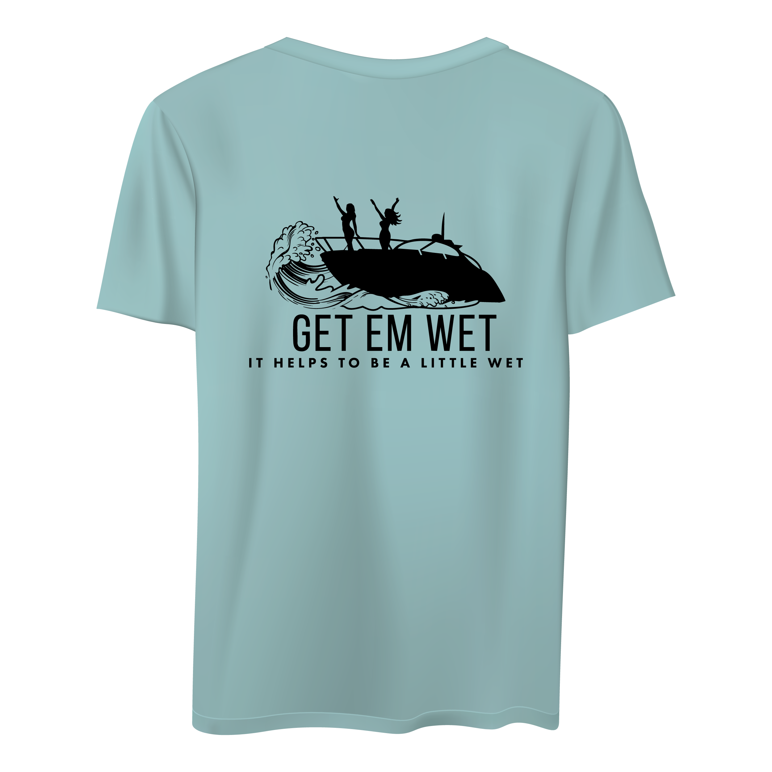 It Helps To Be A Little Wet Short Sleeve Shirt