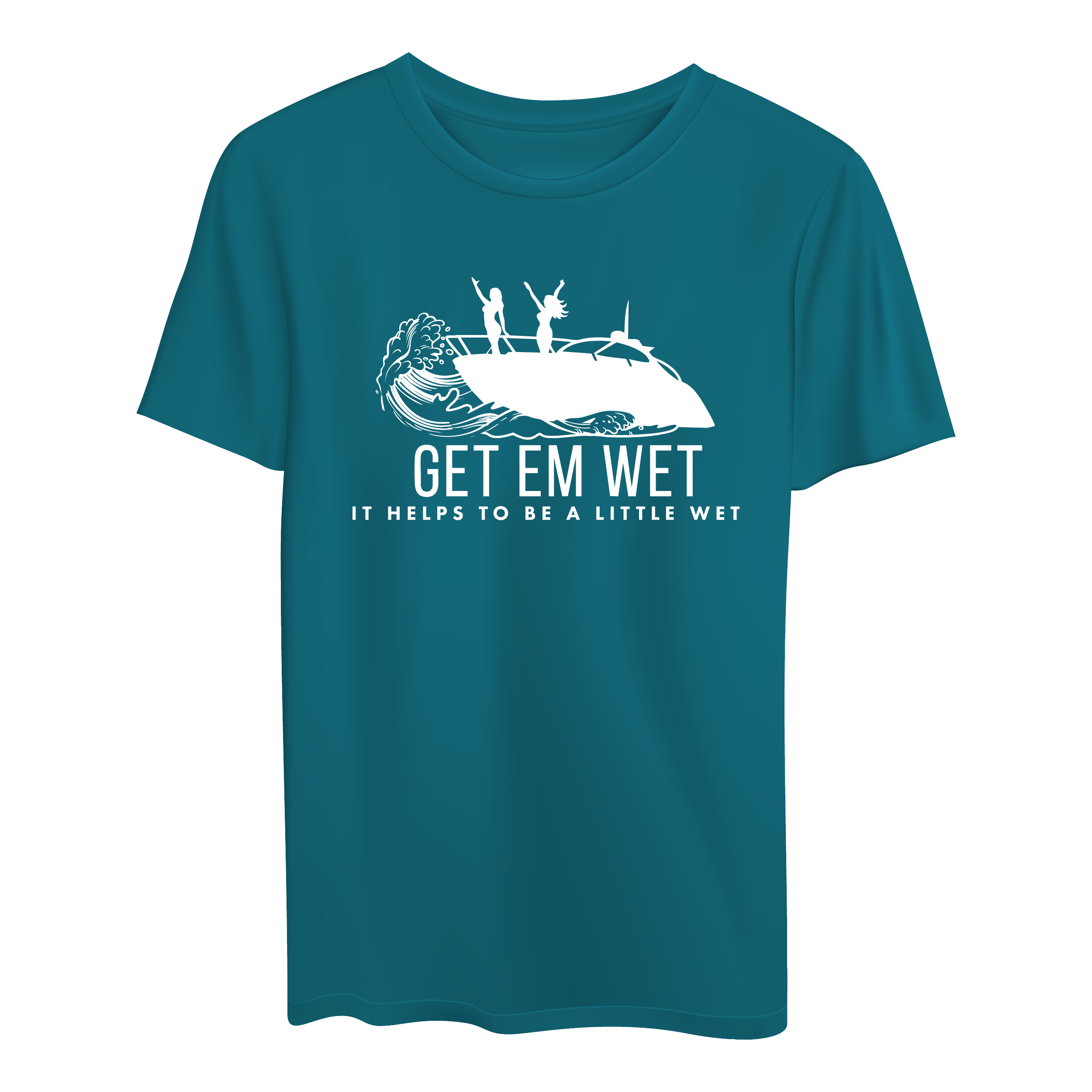 It Helps To Be A Little Wet Short Sleeve Shirt