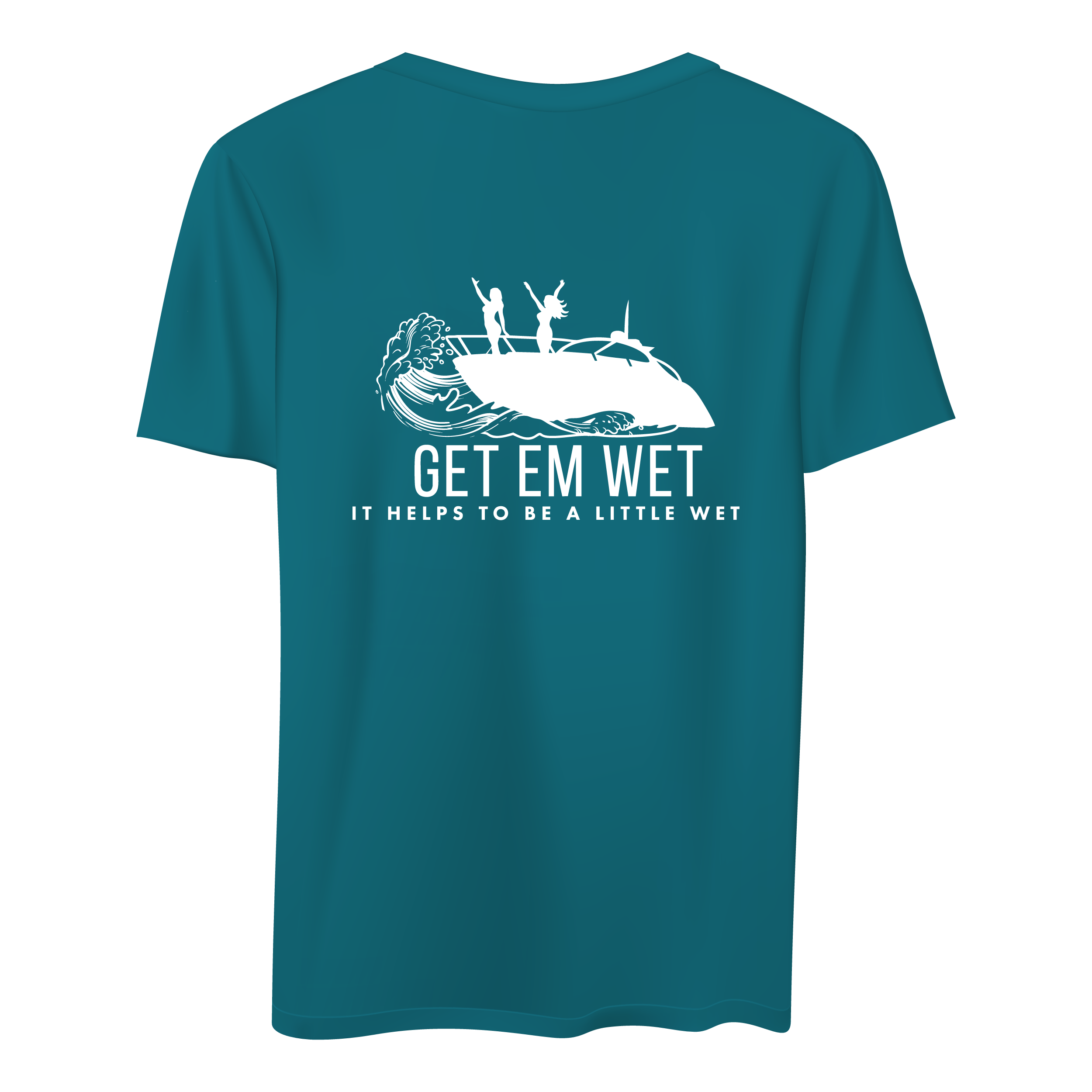 It Helps To Be A Little Wet Short Sleeve Shirt