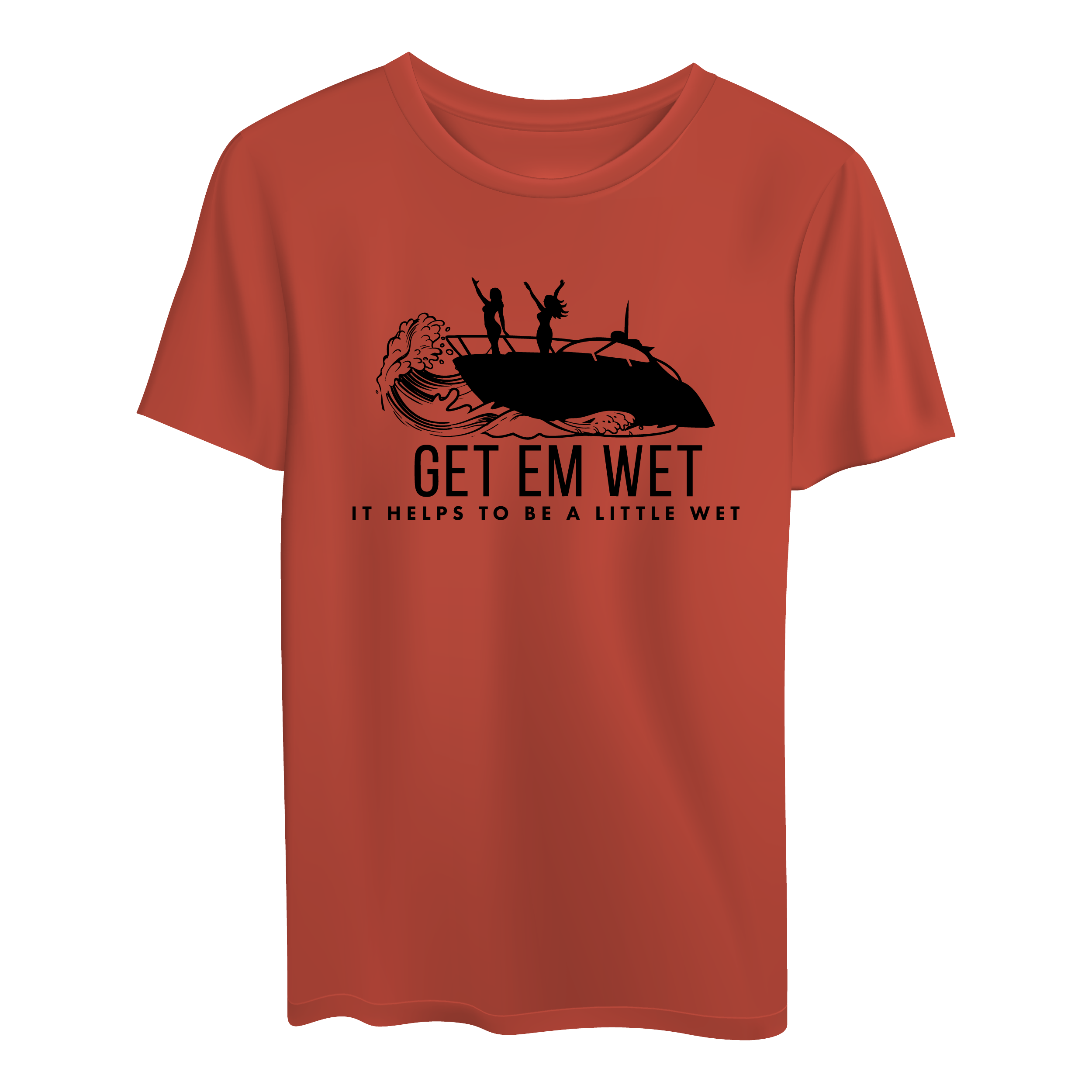 It Helps To Be A Little Wet Short Sleeve Shirt