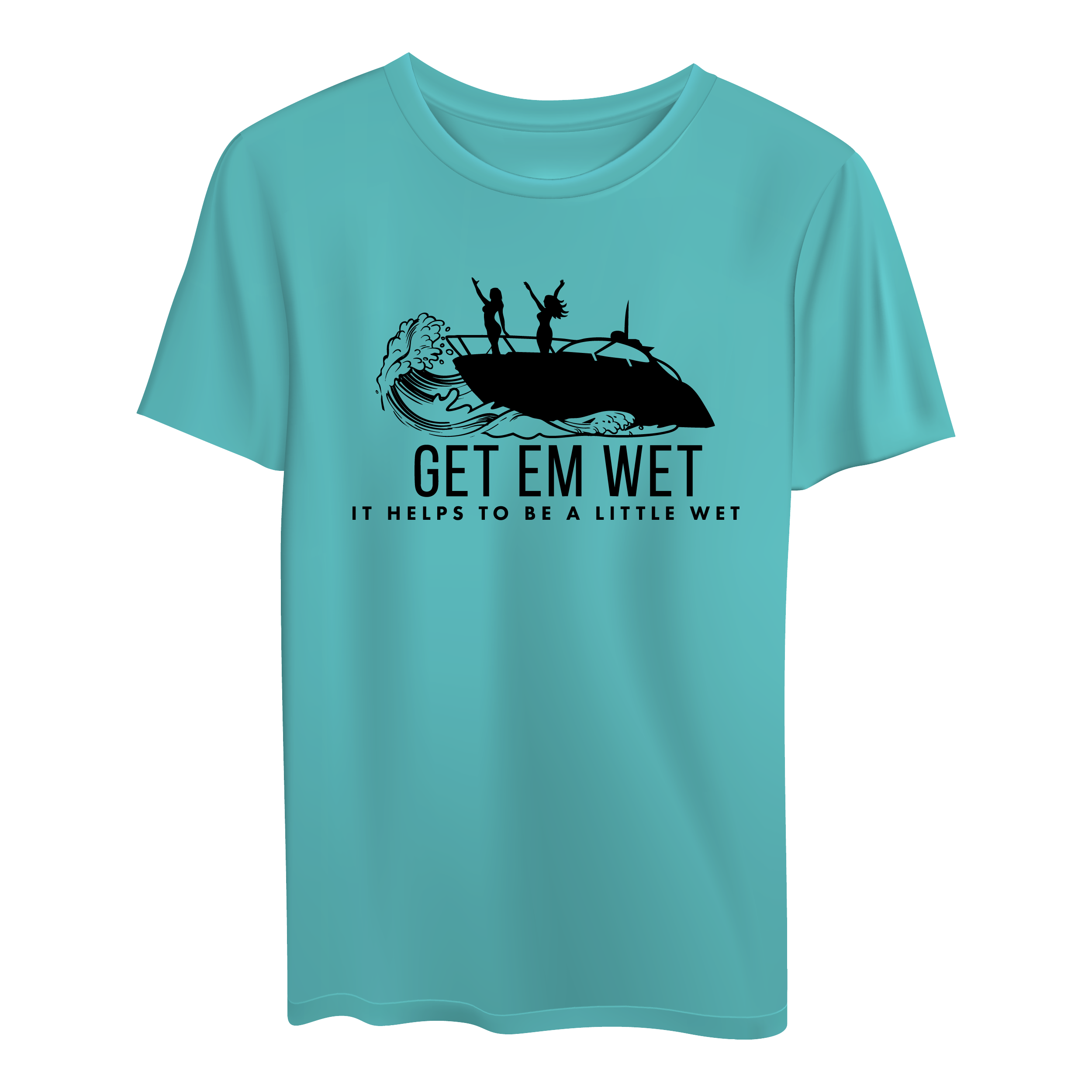 It Helps To Be A Little Wet Short Sleeve Shirt