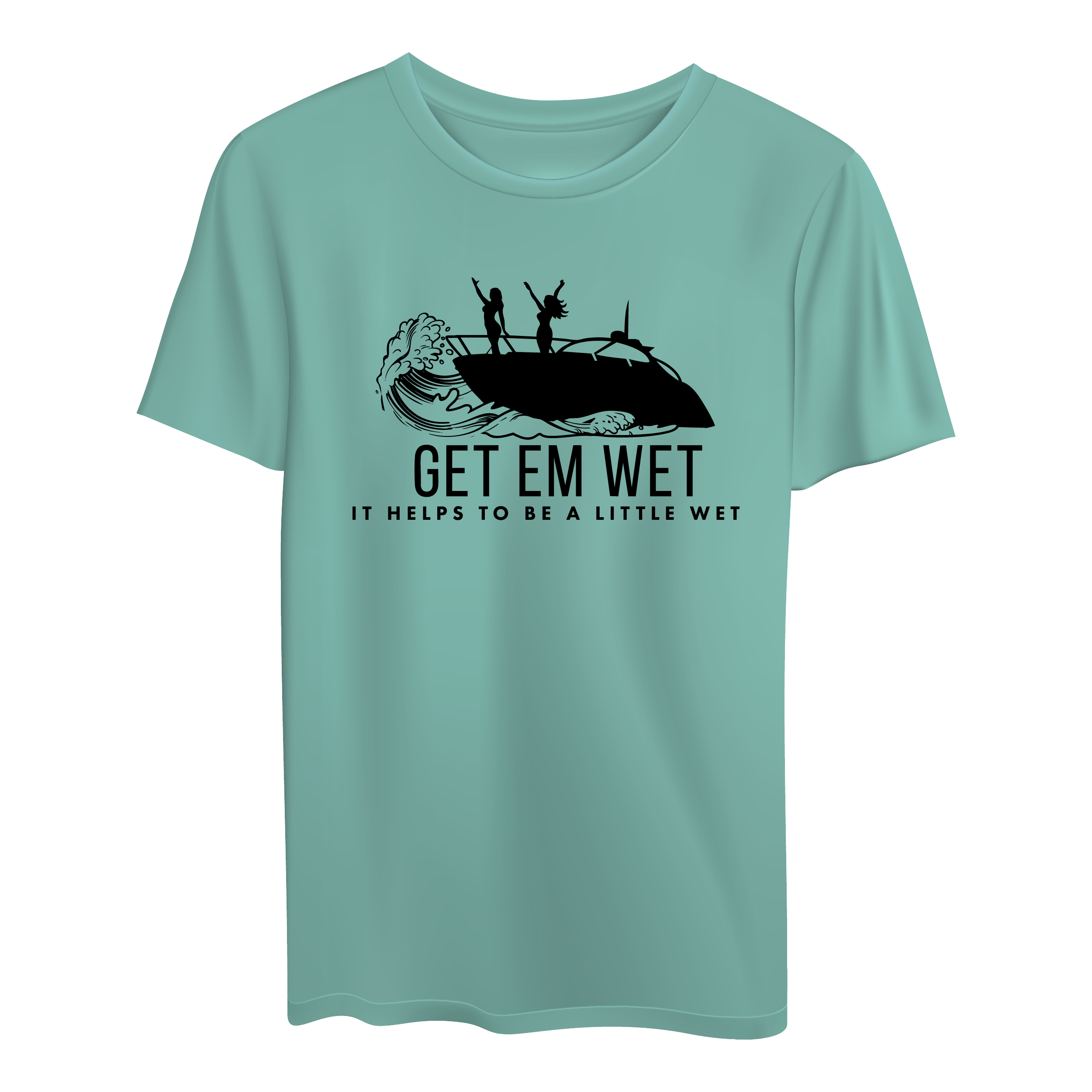 It Helps To Be A Little Wet Short Sleeve Shirt