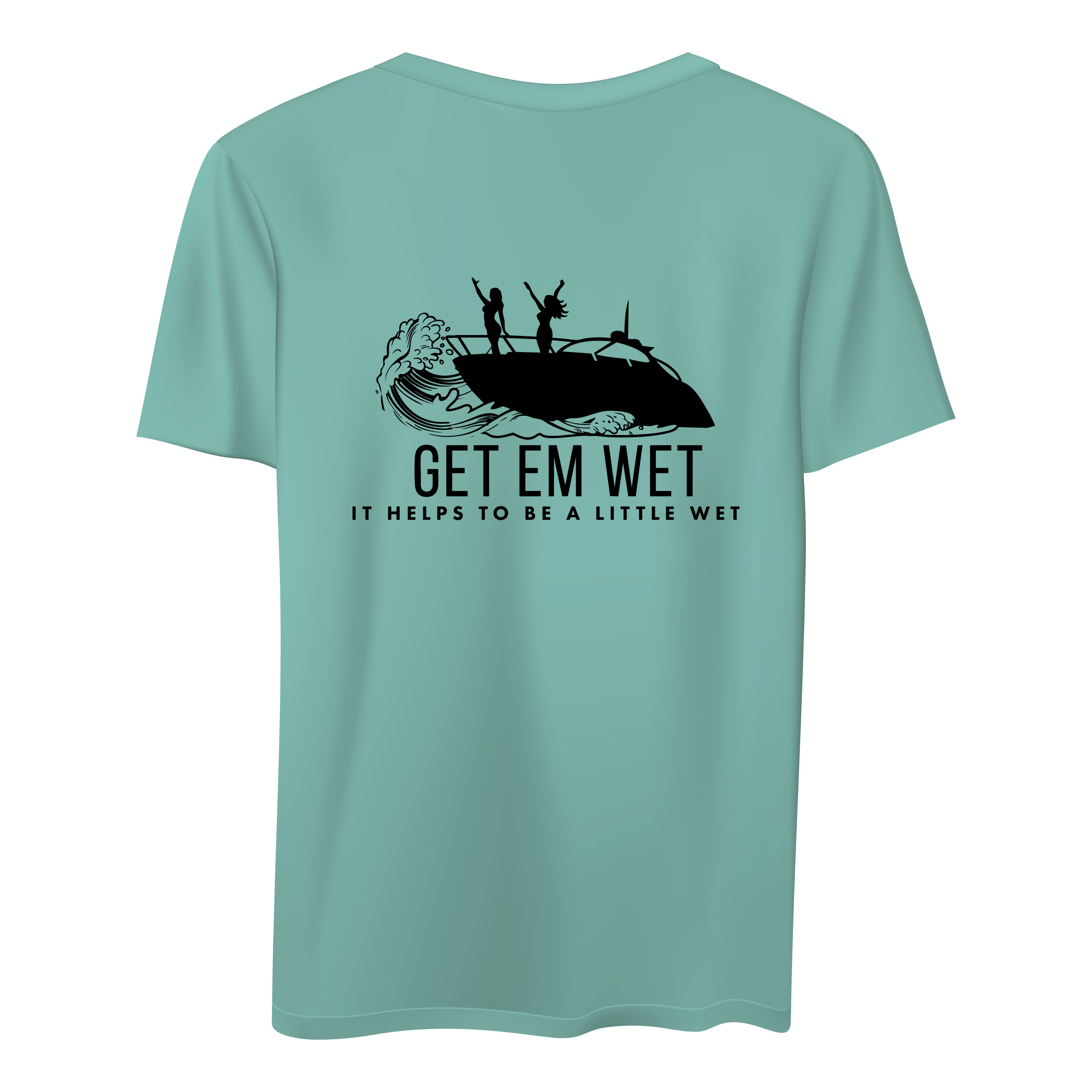 It Helps To Be A Little Wet Short Sleeve Shirt