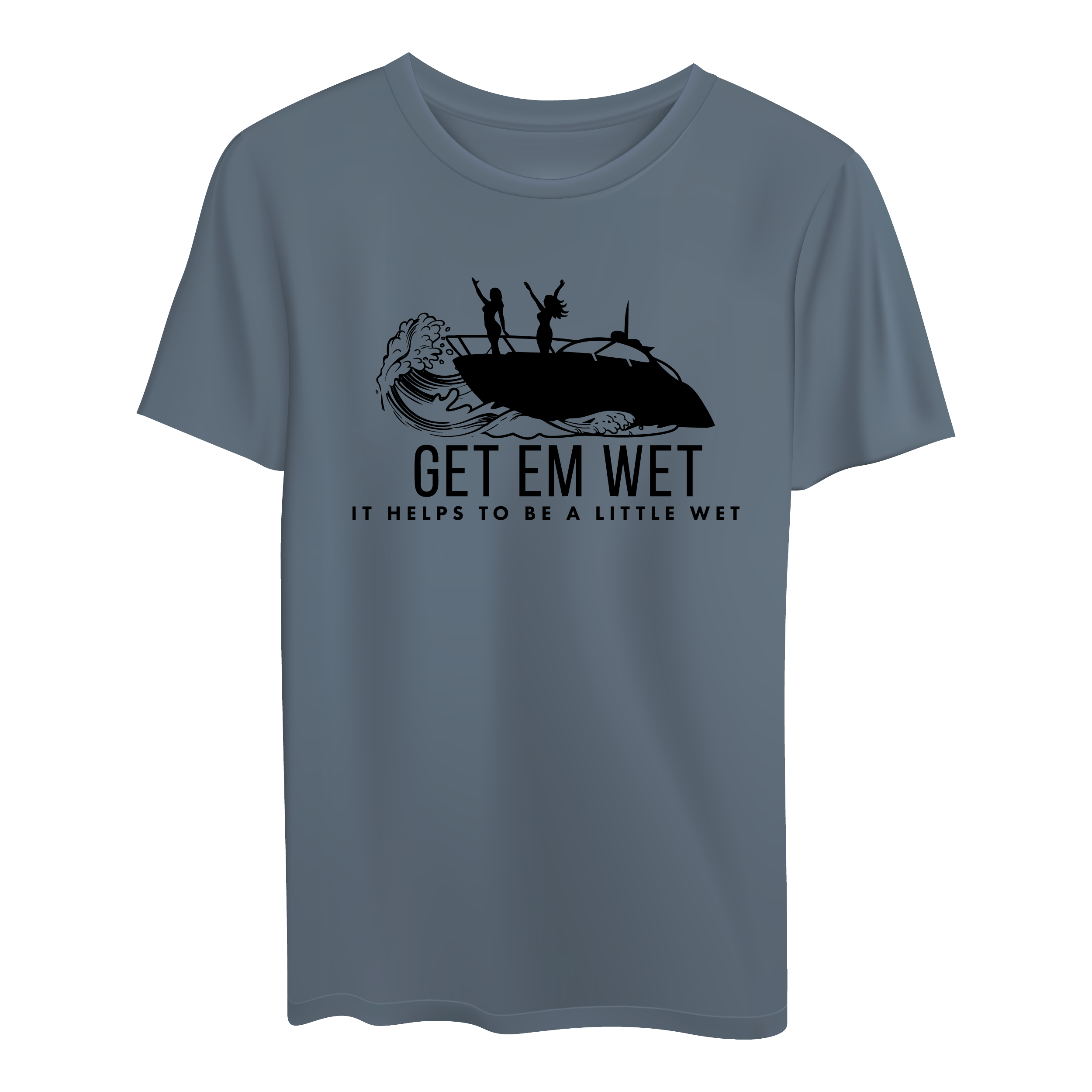 It Helps To Be A Little Wet Short Sleeve Shirt