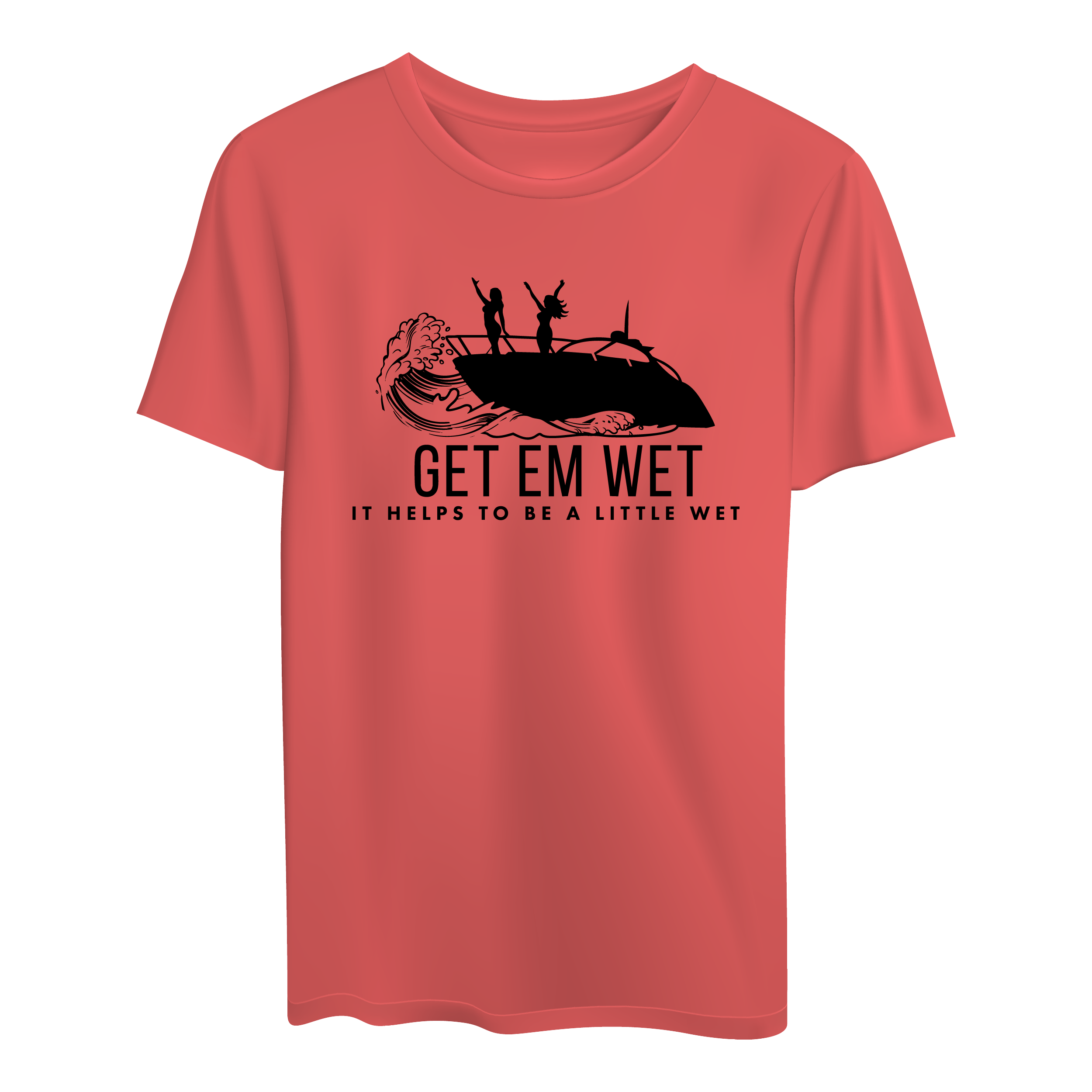 It Helps To Be A Little Wet Short Sleeve Shirt