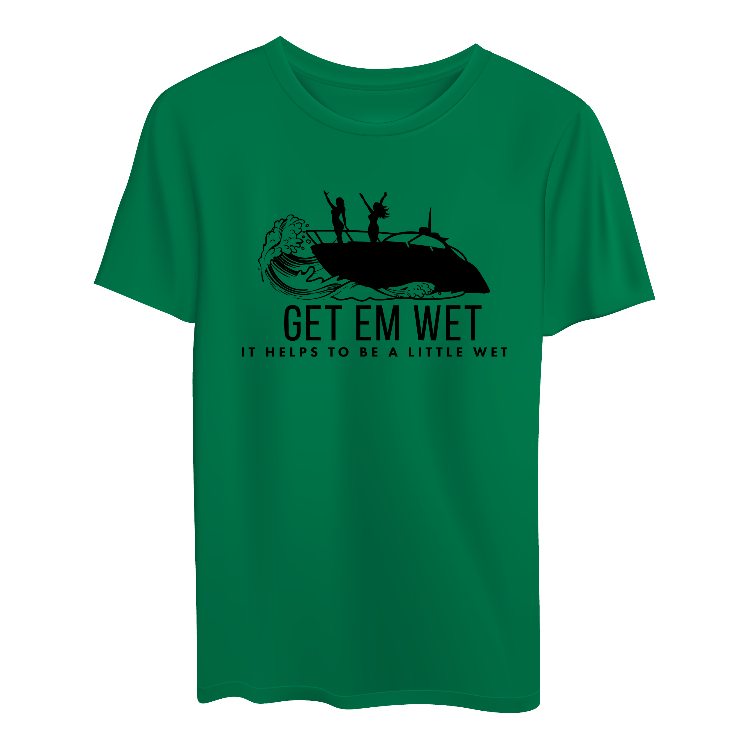 It Helps To Be A Little Wet Short Sleeve Shirt