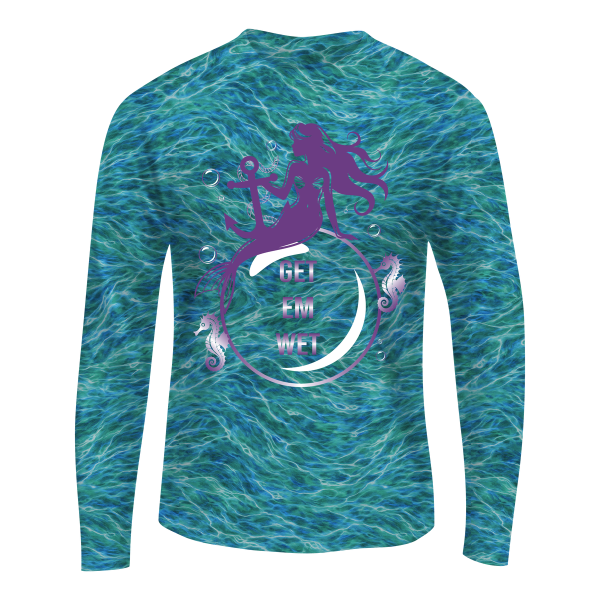Get Em Wet Mermaid Bubble Long Sleeve