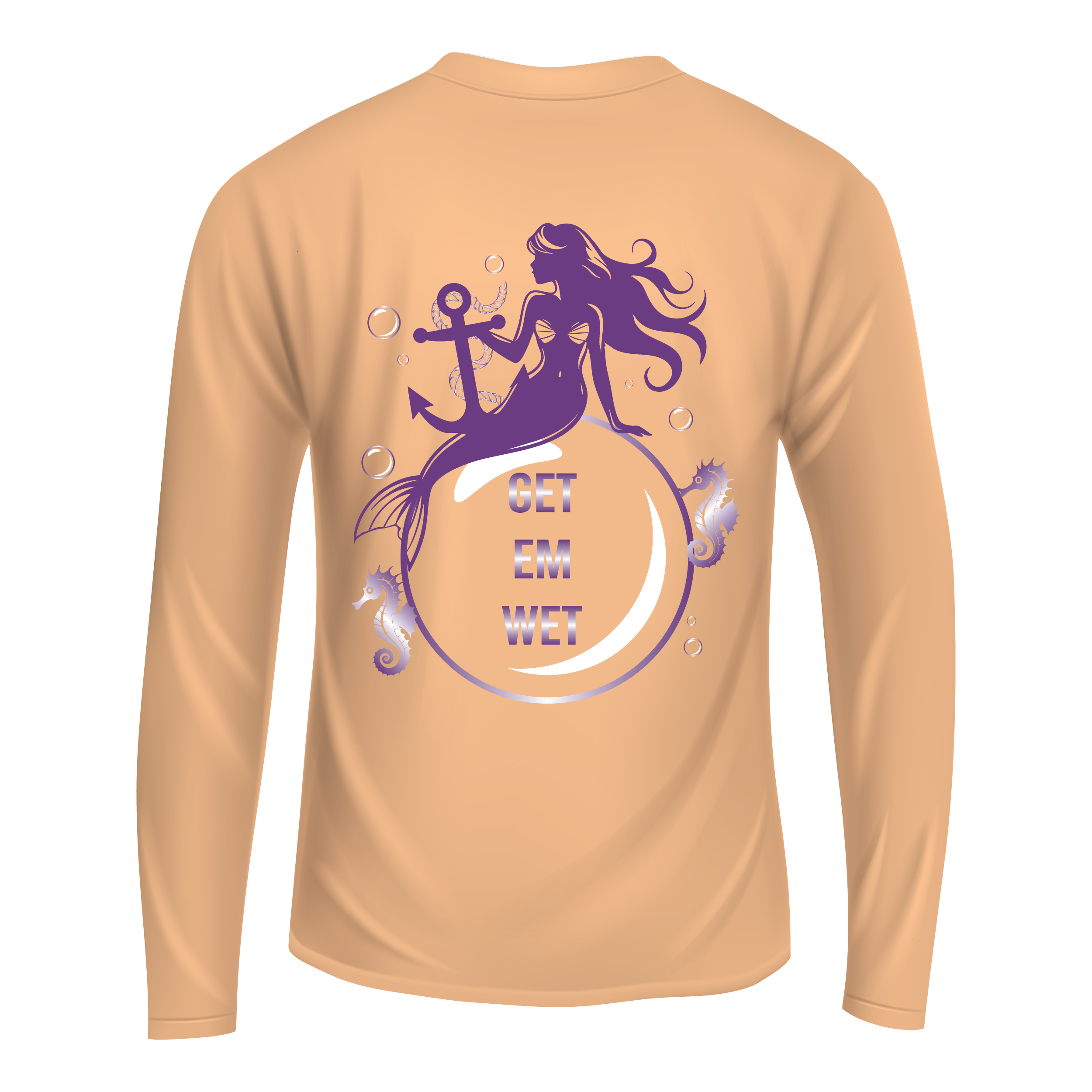 Mermaid Bubble Long Sleeve Shirt