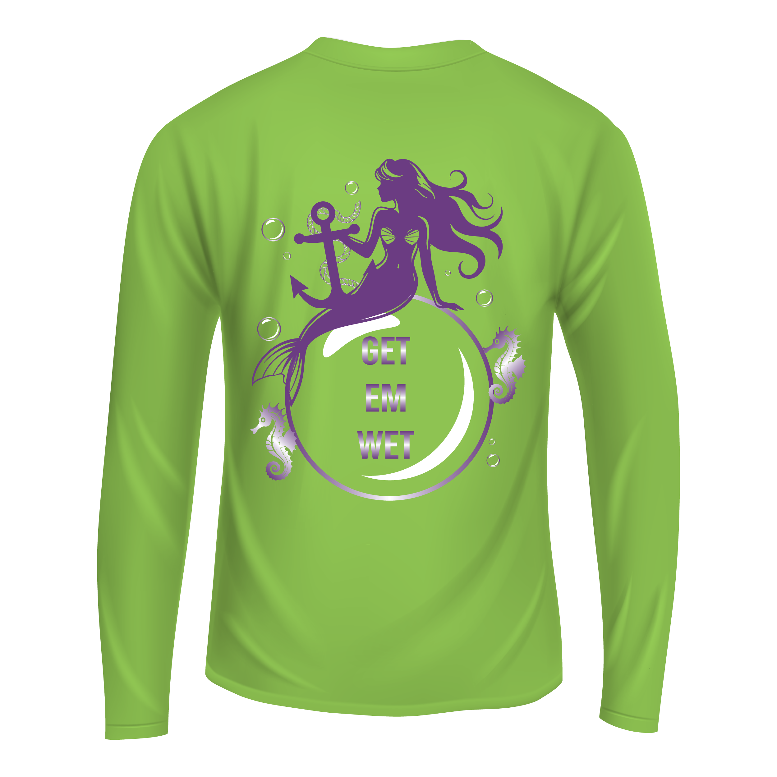 Mermaid Bubble Long Sleeve Shirt
