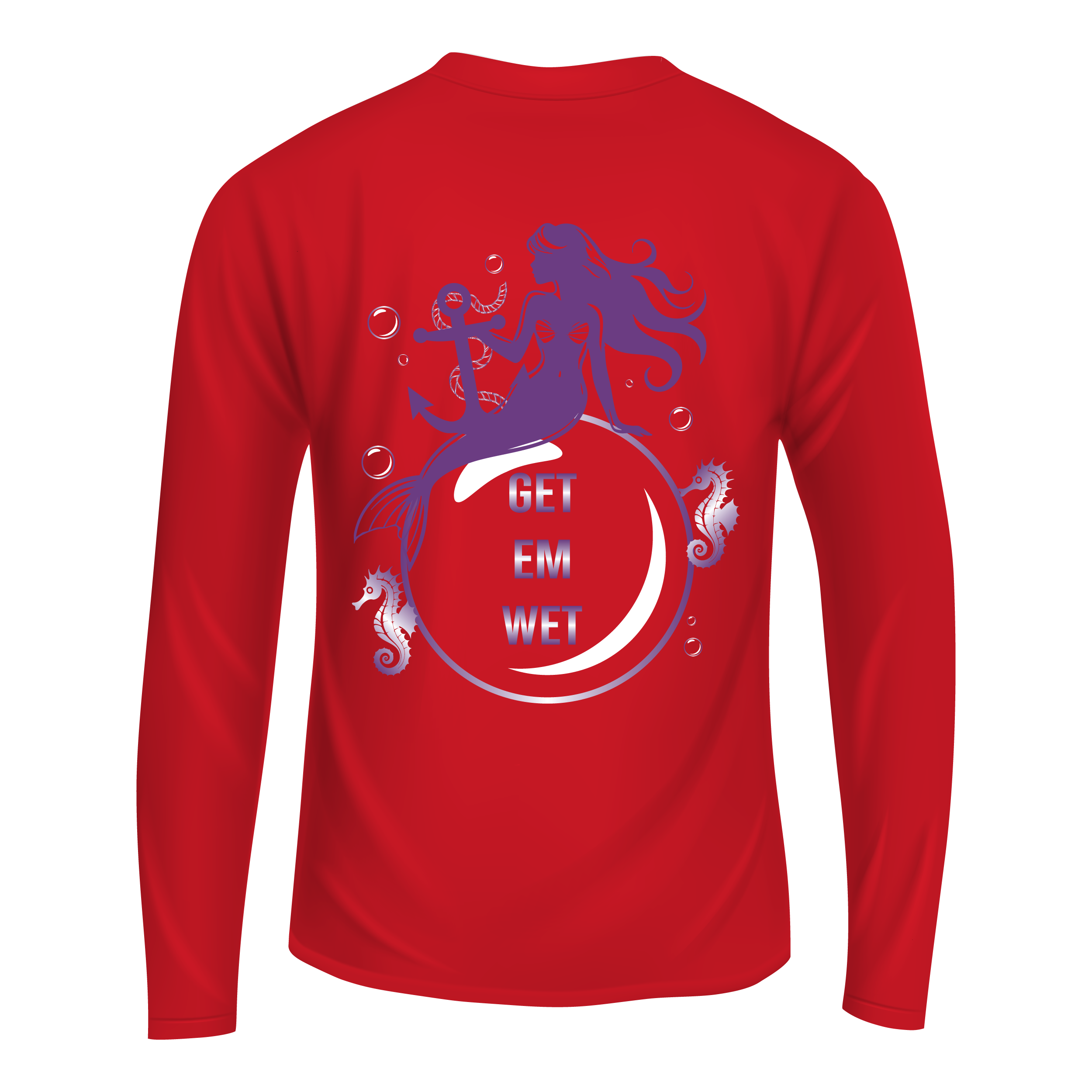 Mermaid Bubble Long Sleeve Shirt