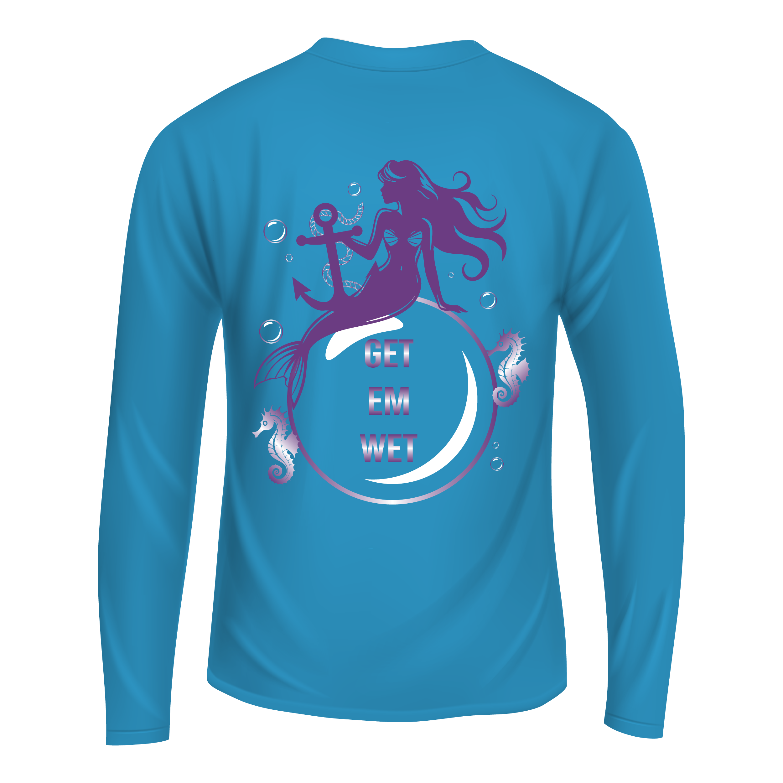 Mermaid Bubble Long Sleeve Shirt
