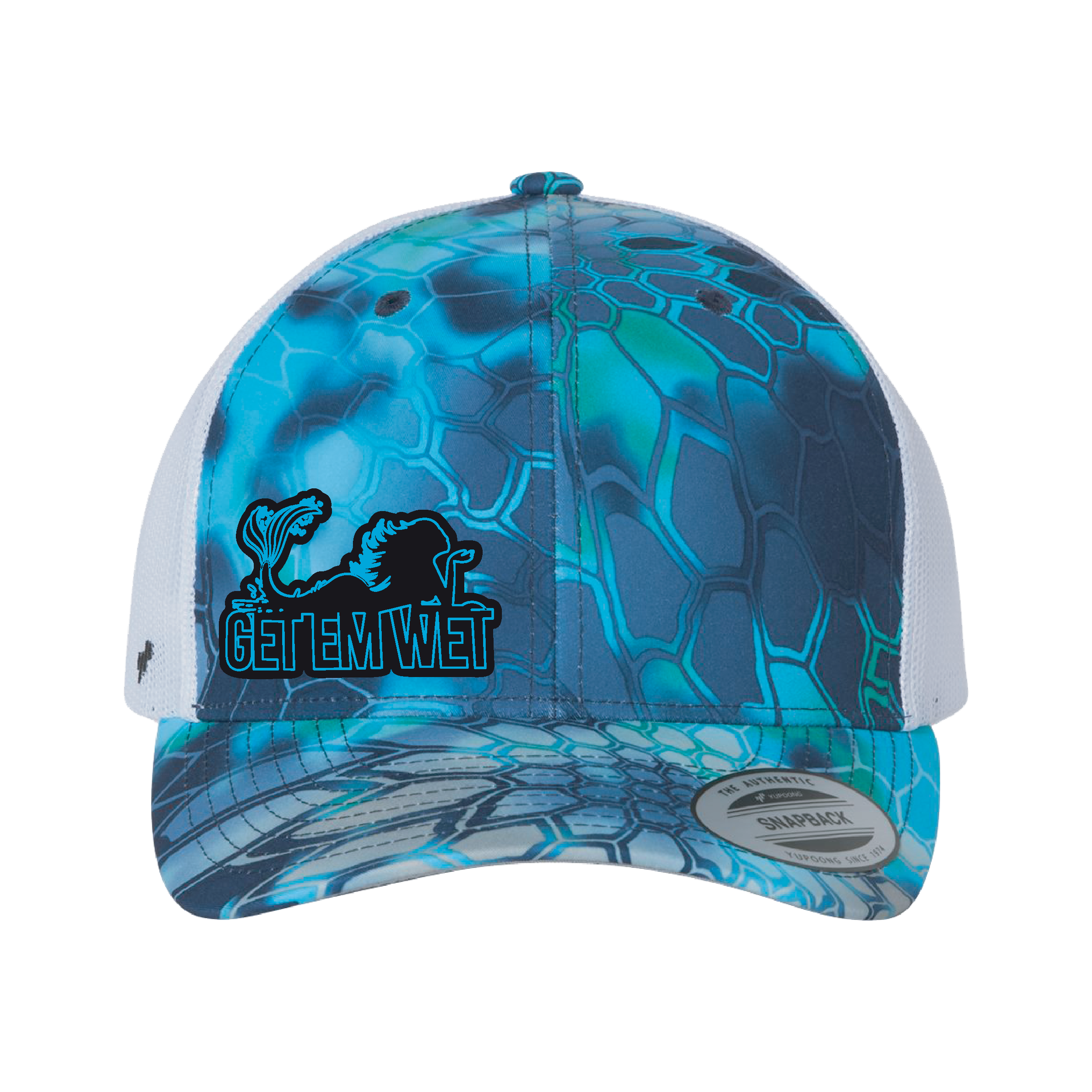 Get Em Wet Logo Krylon Blue Hat