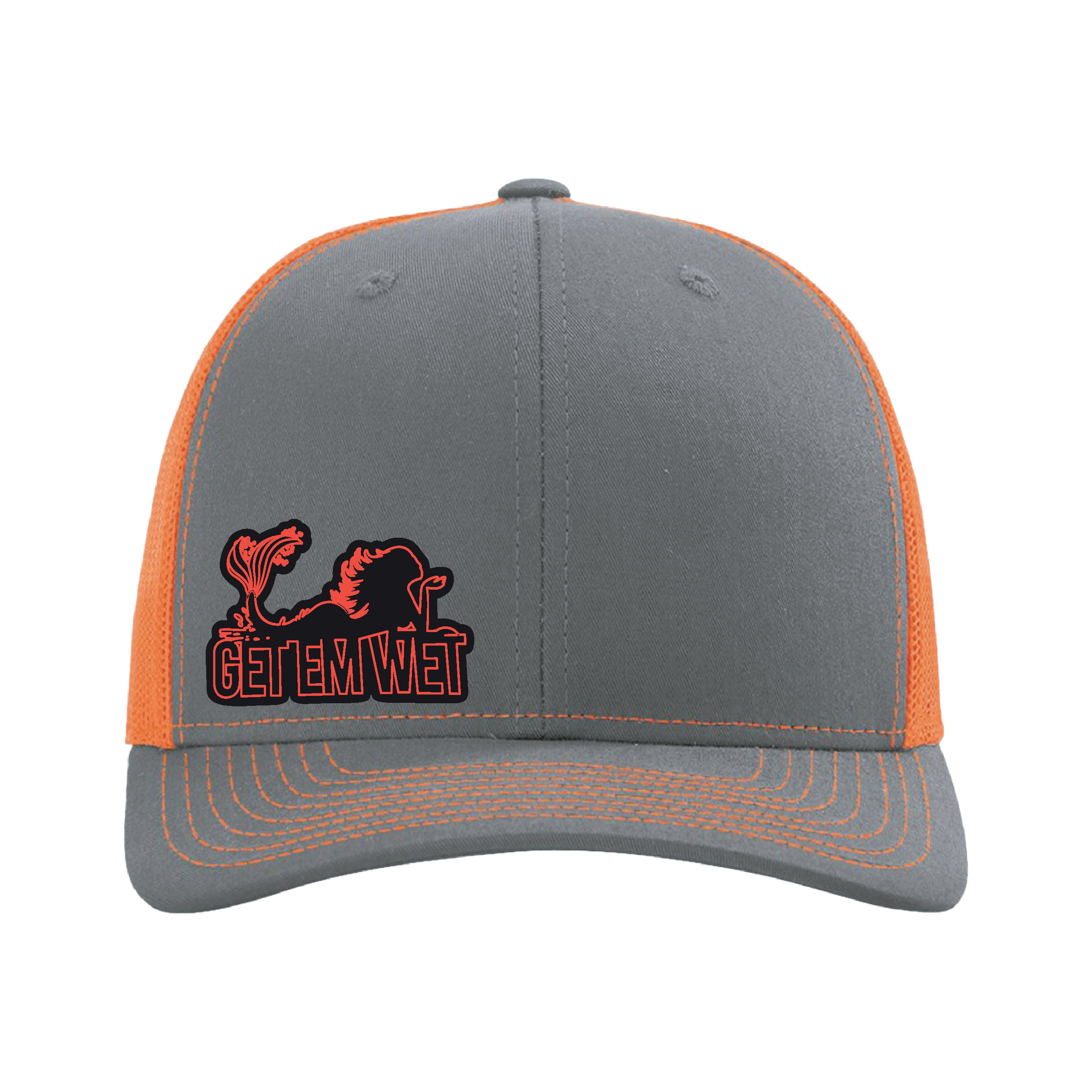 Get Em Wet Logo Teal Hat