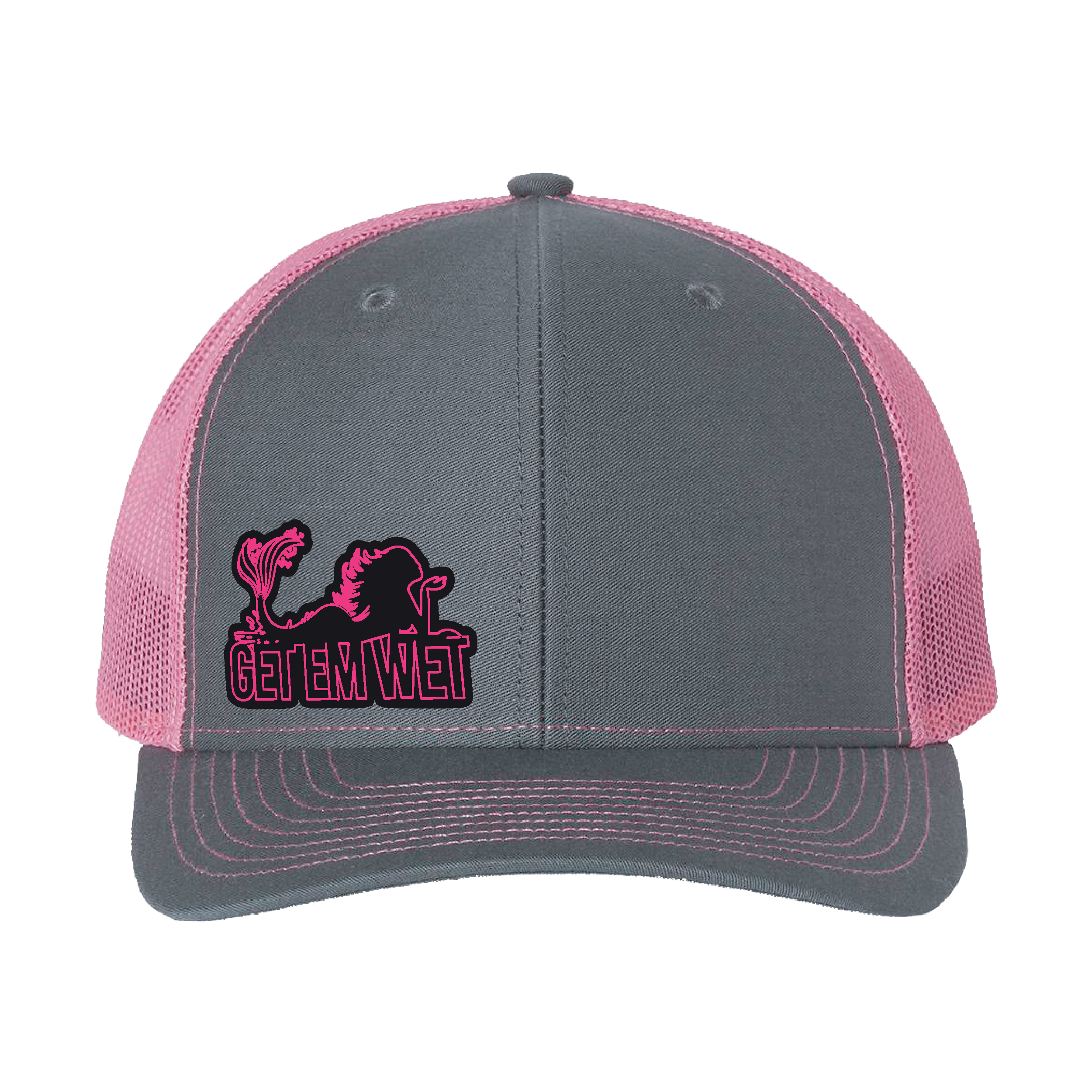 Get Em Wet Logo Pink Hat
