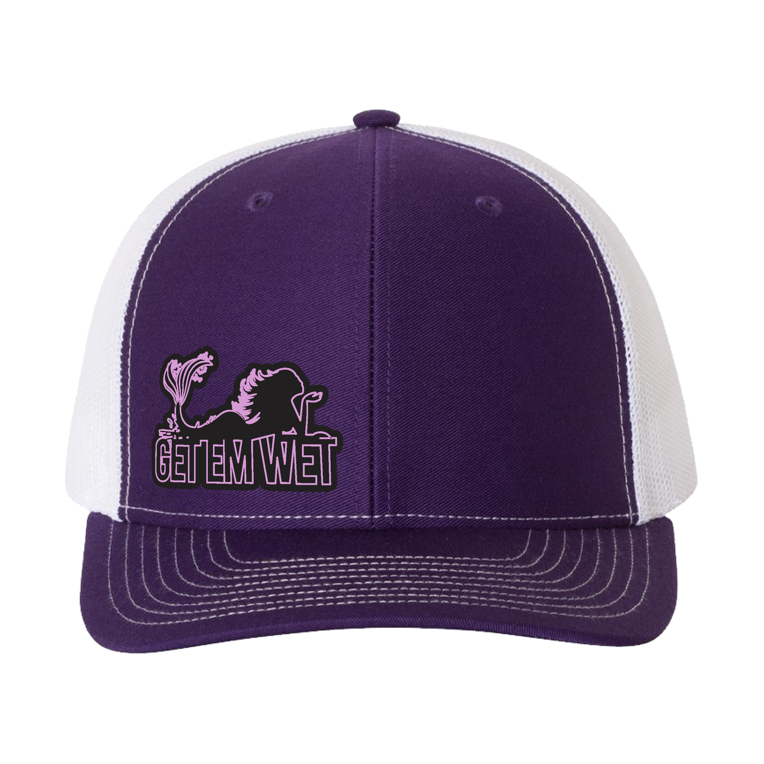 Get Em Wet Logo Purple Hat