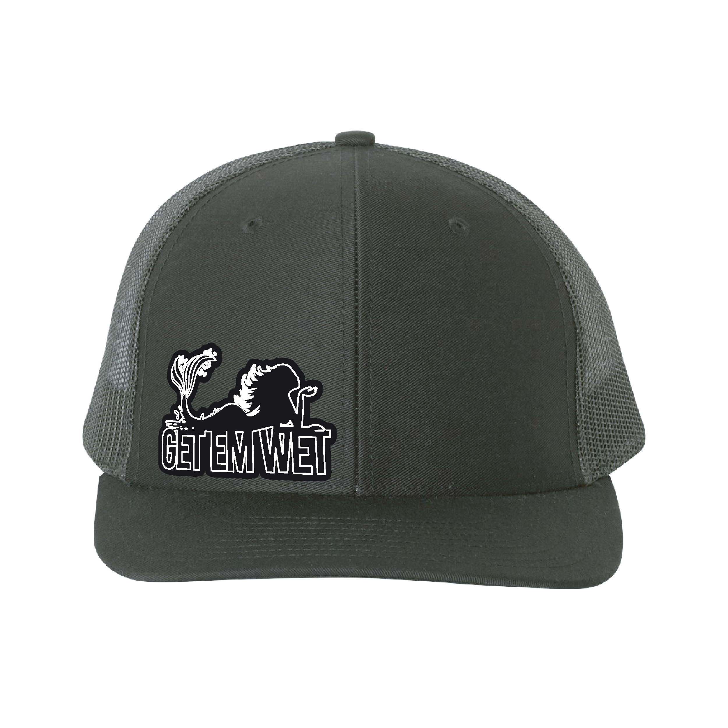 Get Em Wet Logo Black Hat