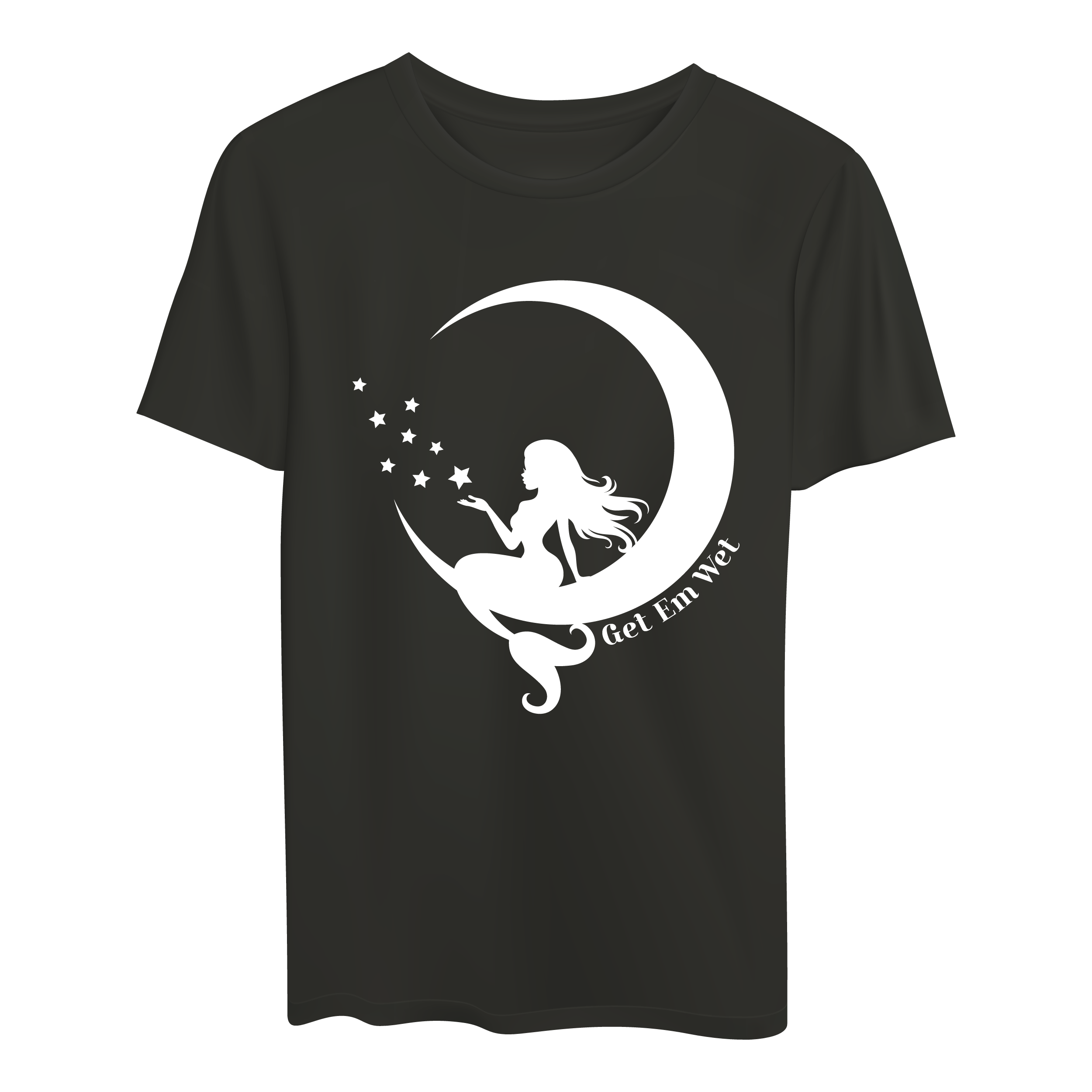 Moon Mermaid Short Sleeve Shirt