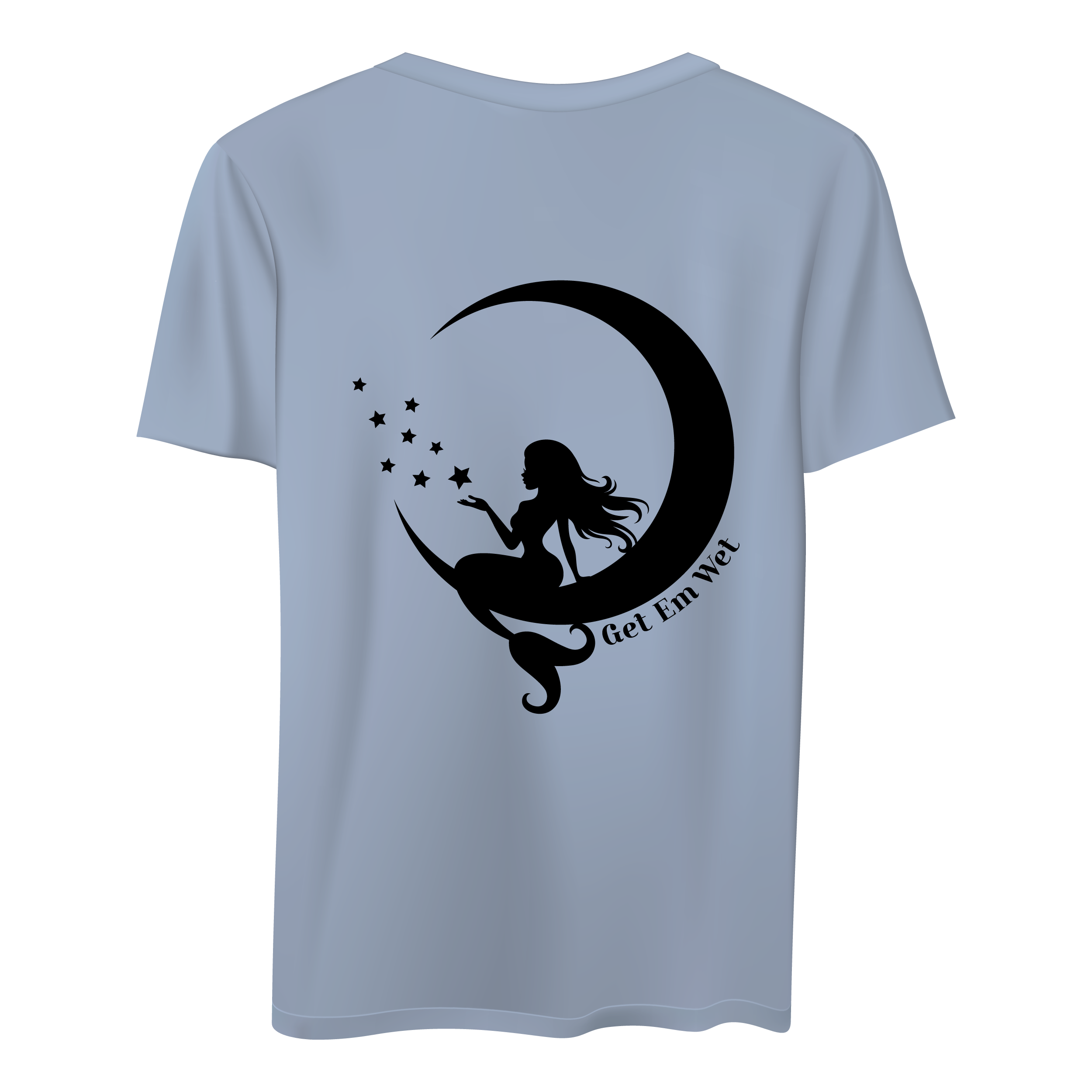 Moon Mermaid Short Sleeve Shirt