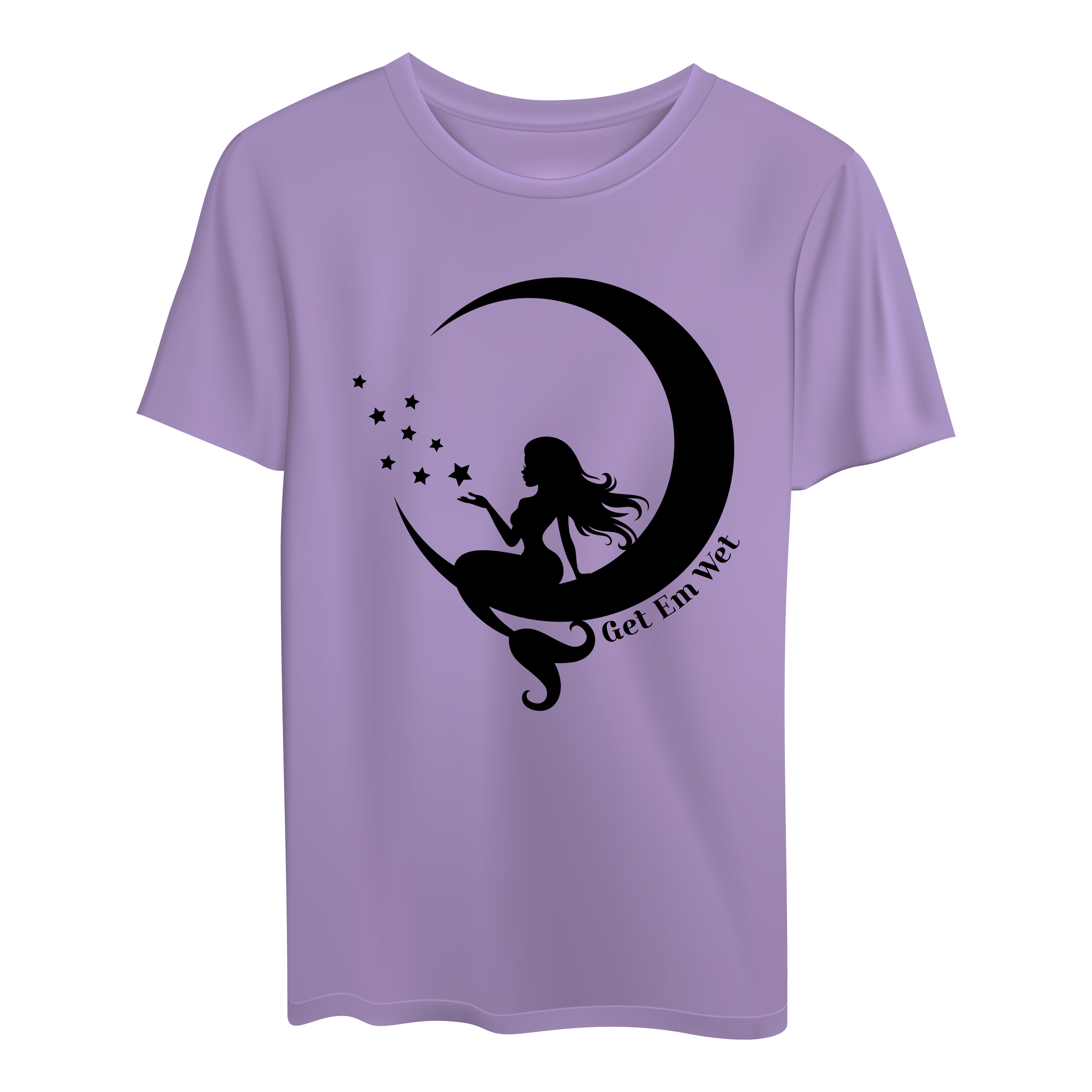 Moon Mermaid Short Sleeve Shirt