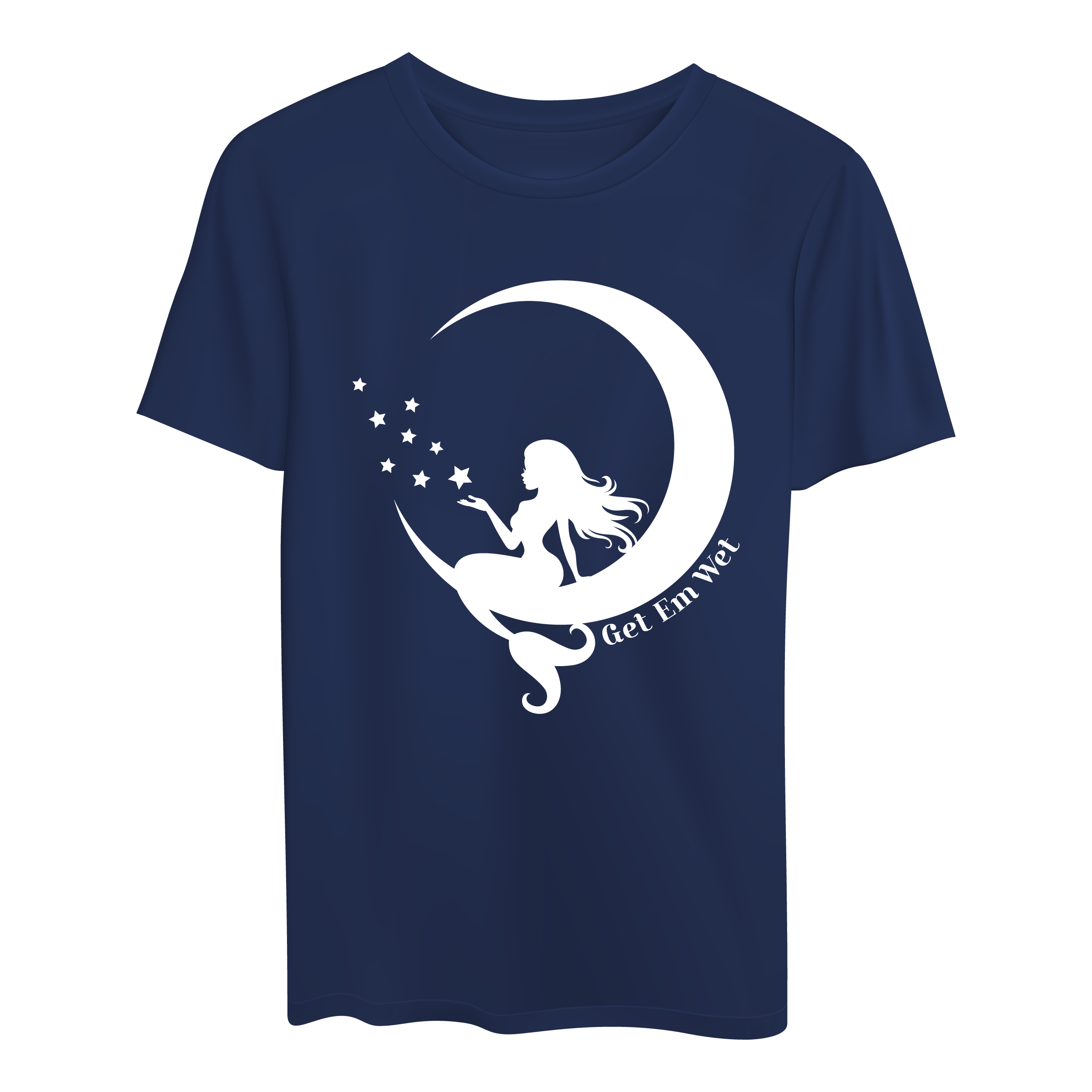 Moon Mermaid Short Sleeve Shirt