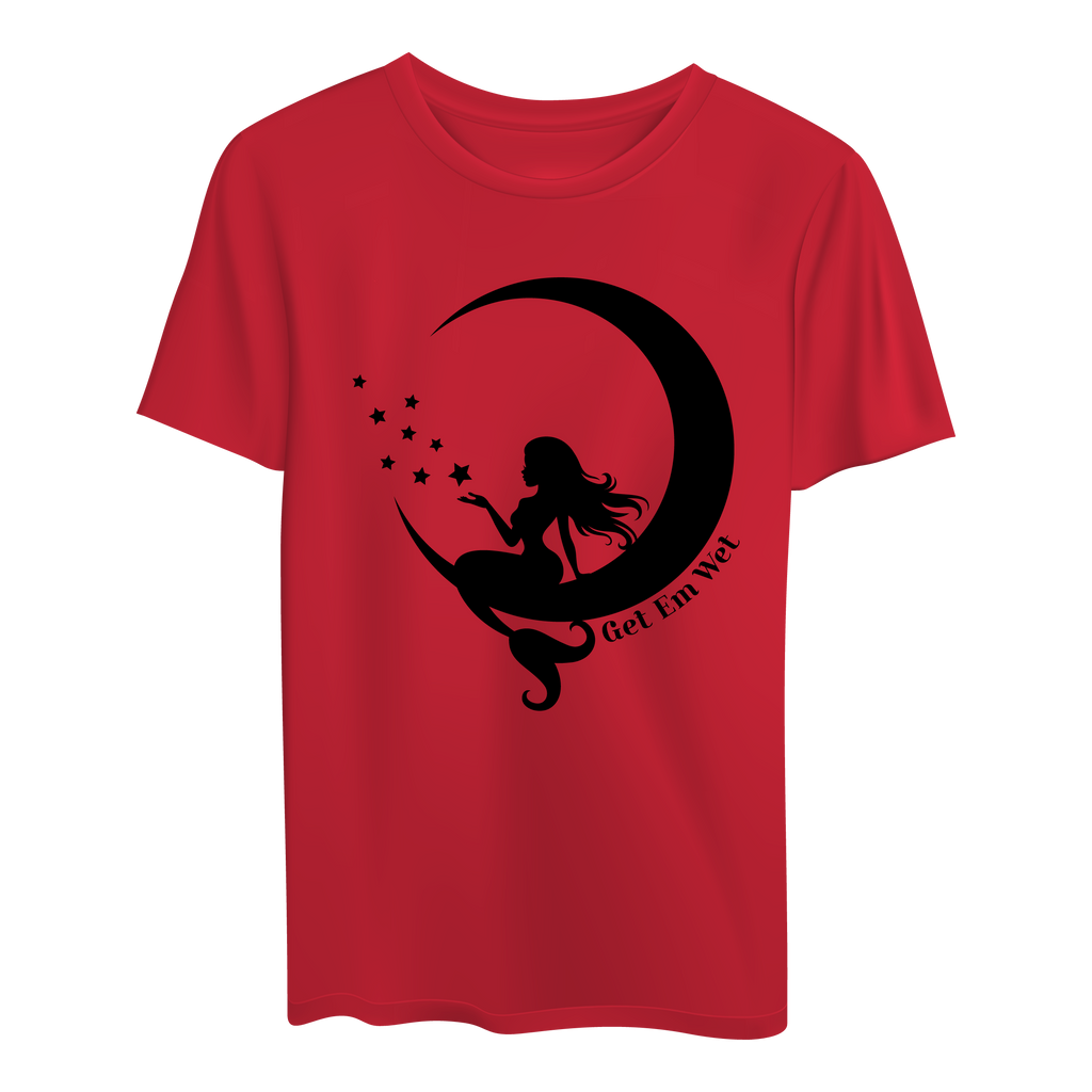 Get Em Wet Moon Mermaid Women's T-Shirt