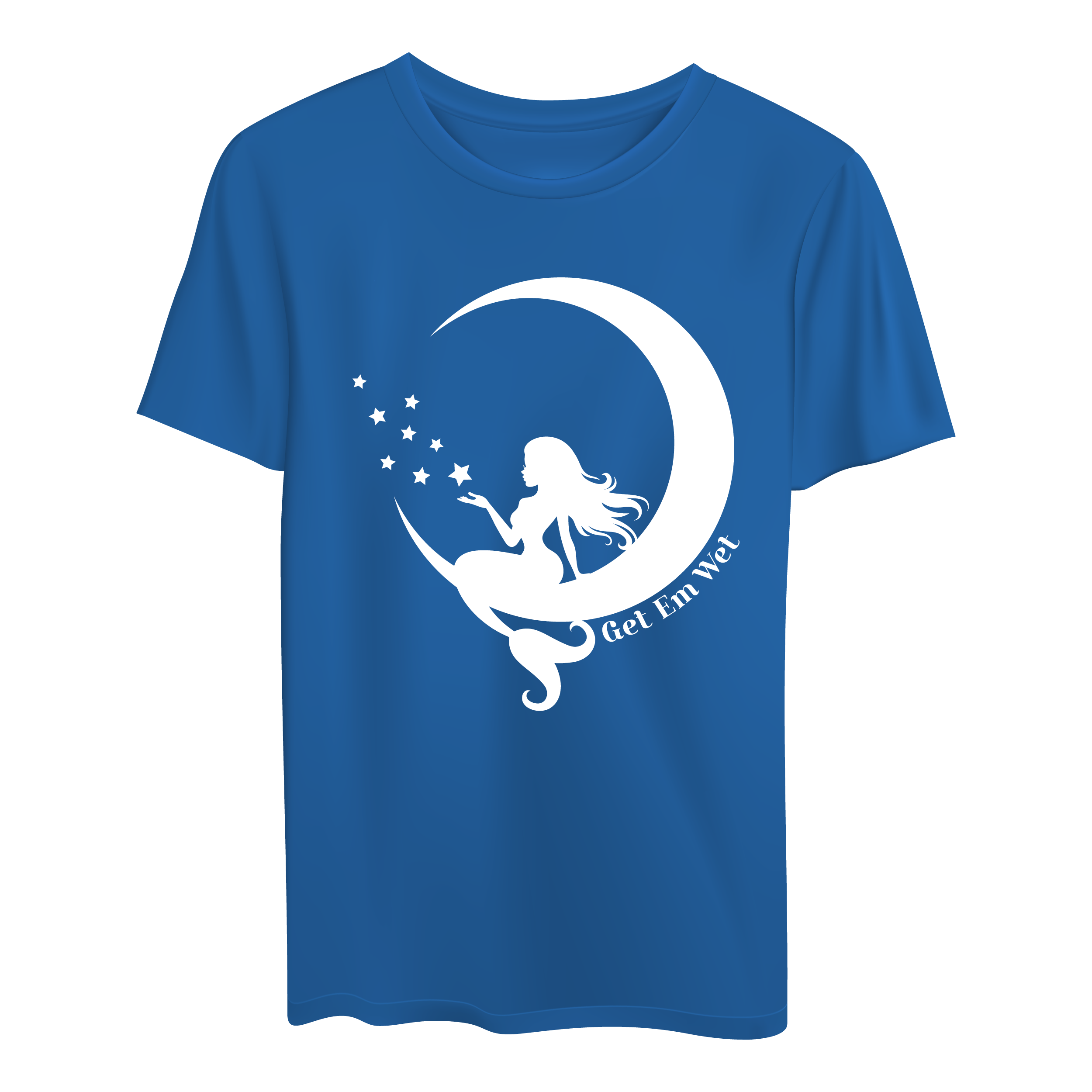 Moon Mermaid Short Sleeve Shirt