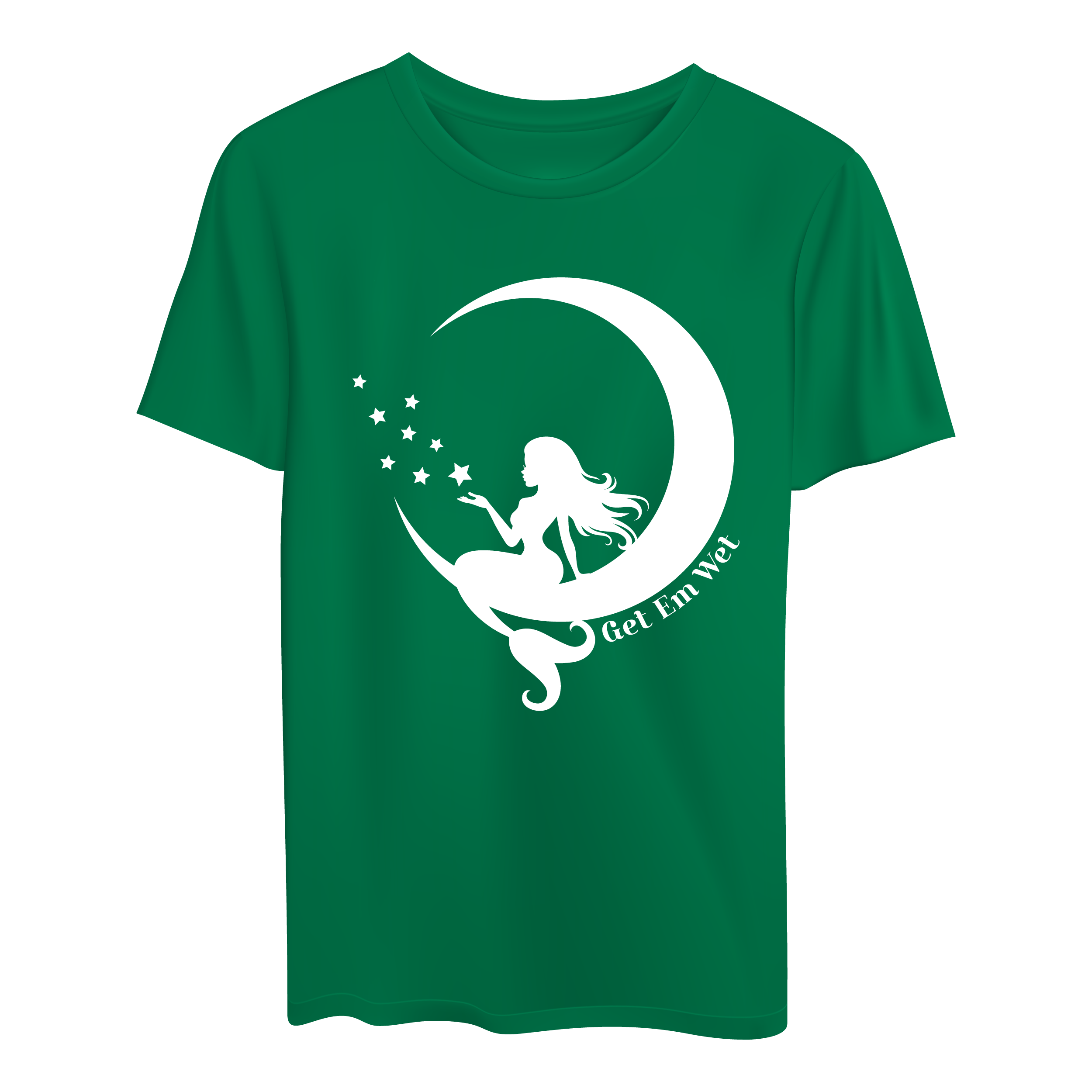 Moon Mermaid Short Sleeve Shirt