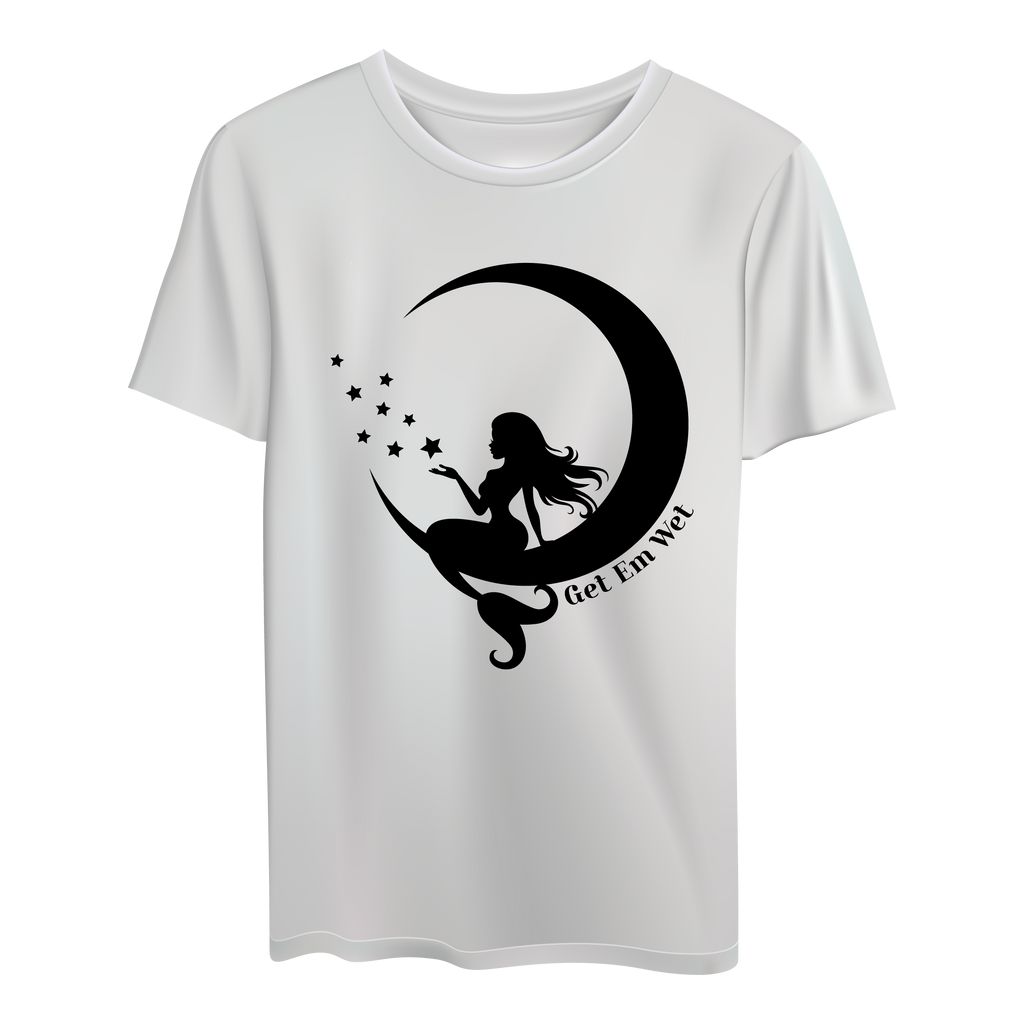 Get Em Wet Moon Mermaid Women's T-Shirt