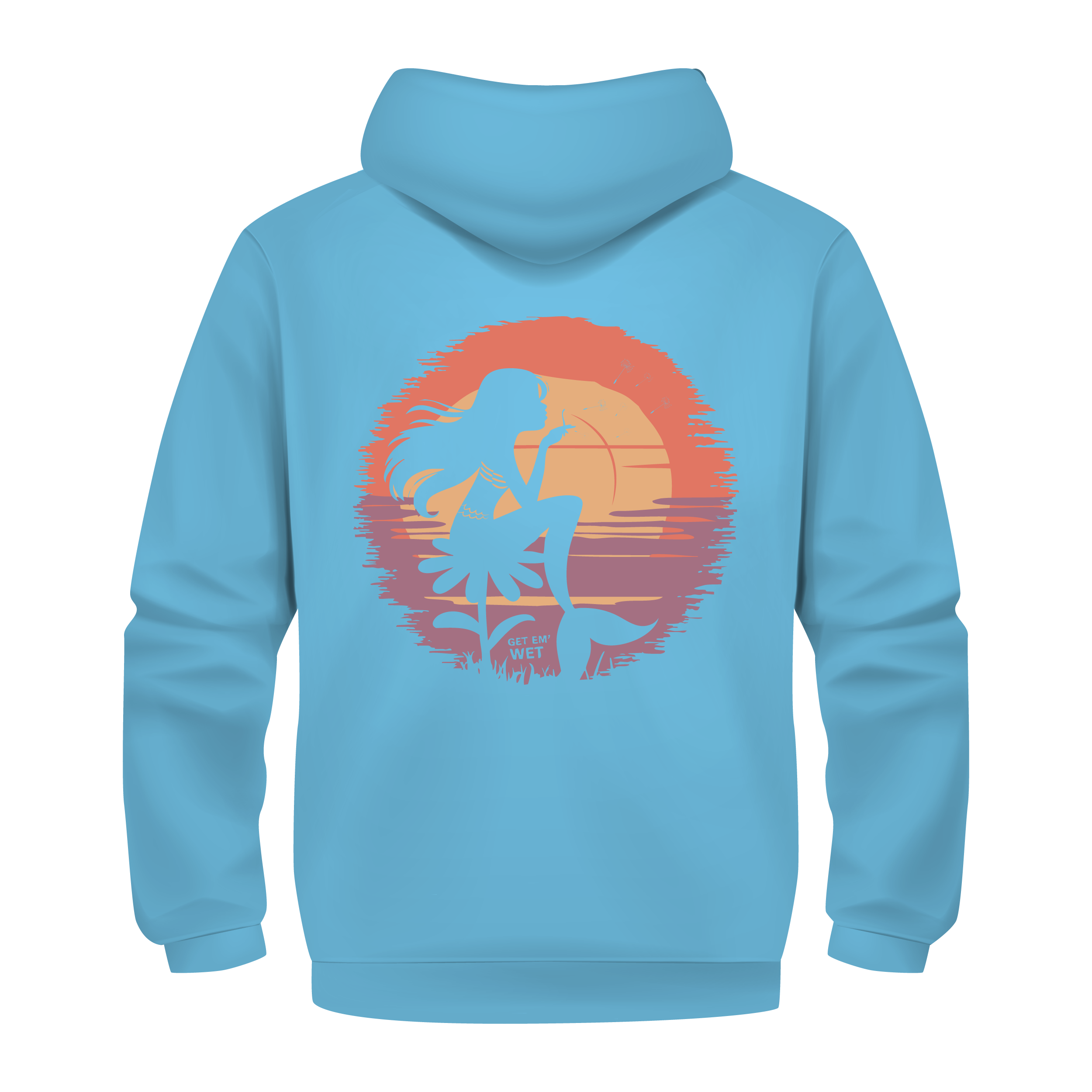 Sunset Mermaid Hoodie