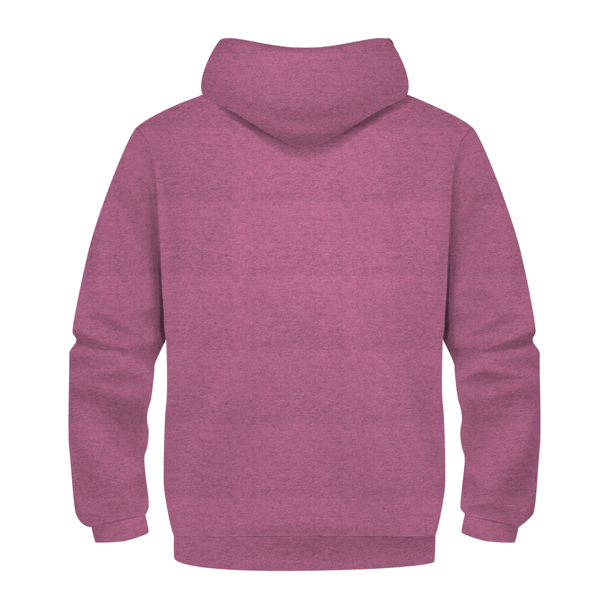 Sunset Mermaid hoodie back design in Heather Sangria