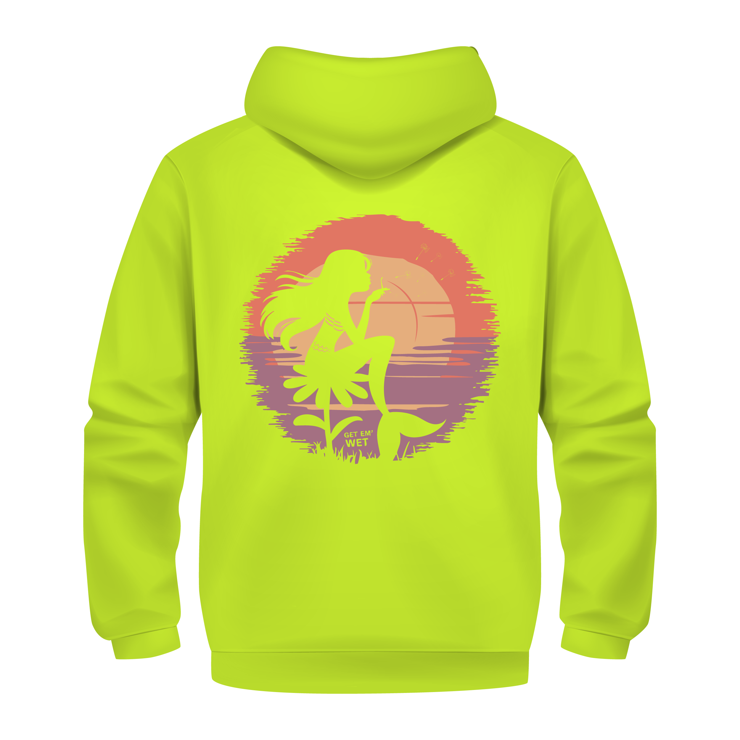 Sunset Mermaid Hoodie