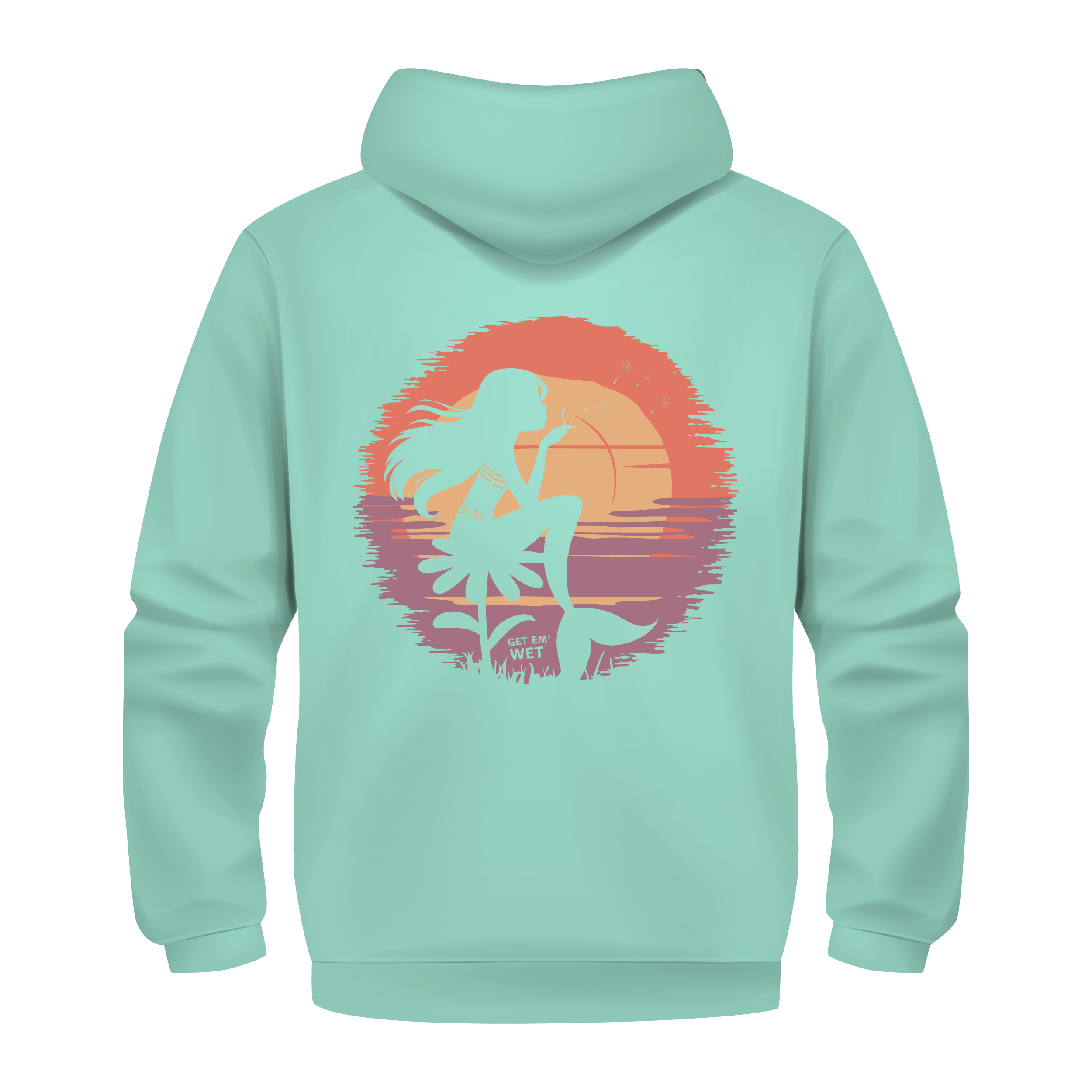 Sunset Mermaid Hoodie