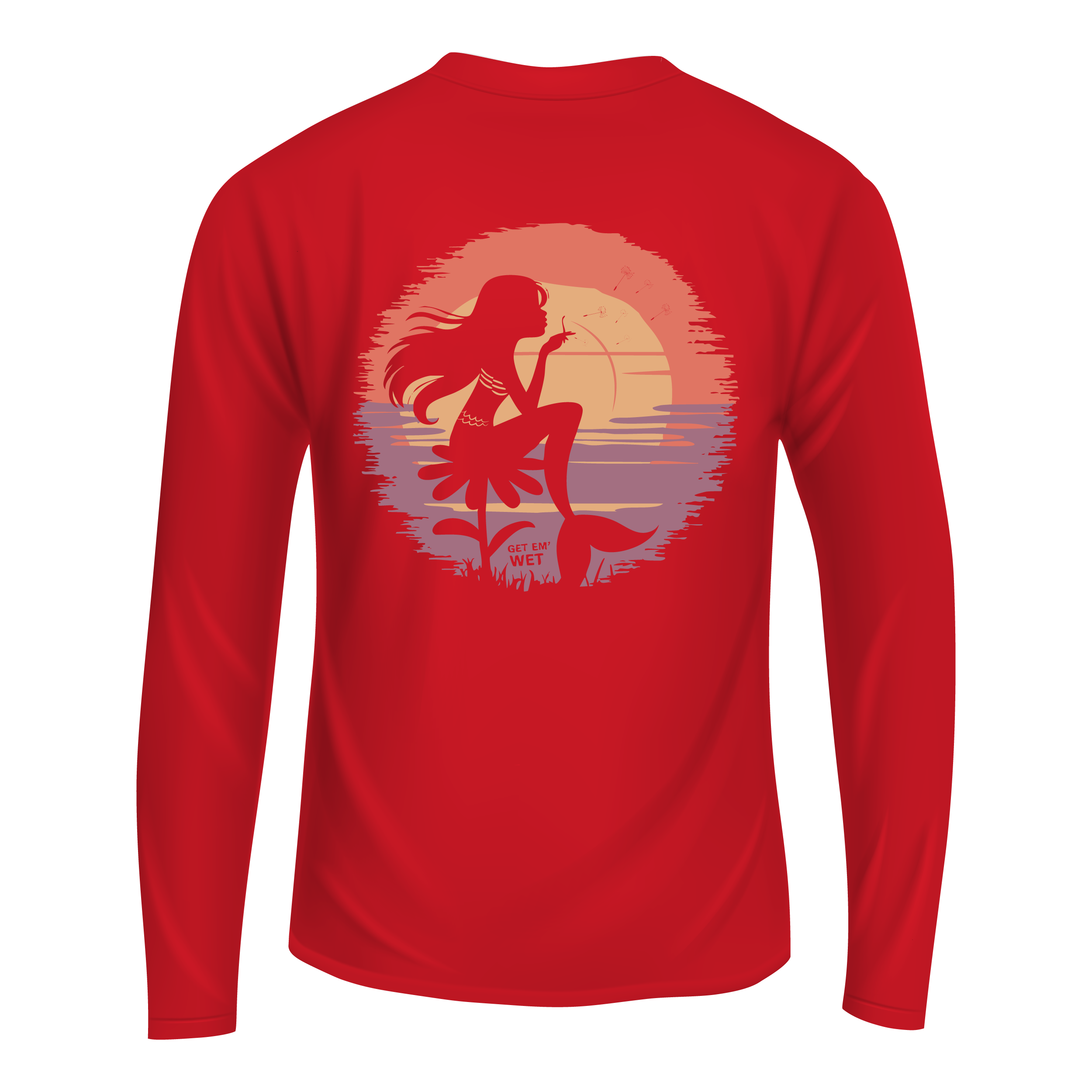 Sunset Mermaid Long Sleeve Shirt