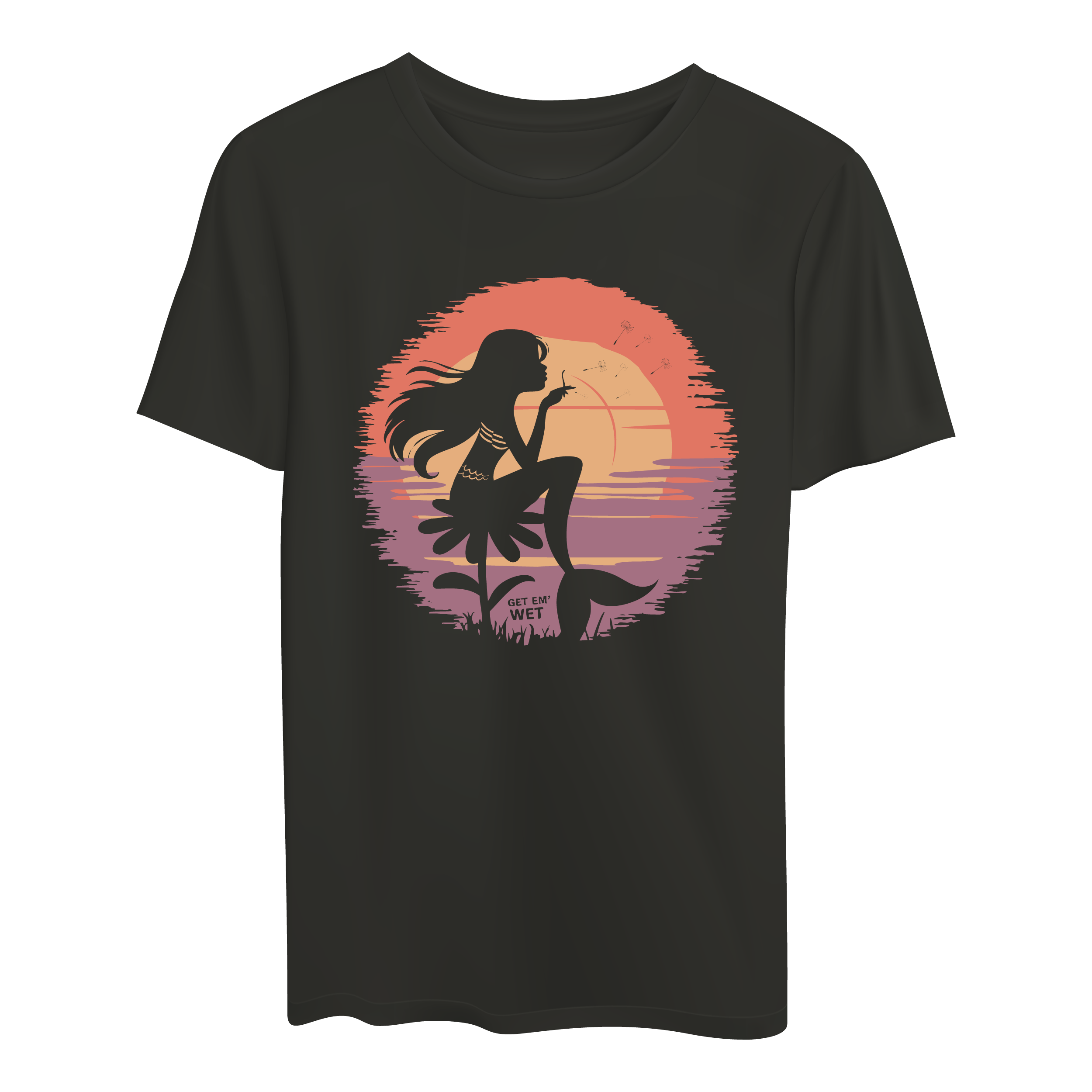 Sunset Mermaid Shirt