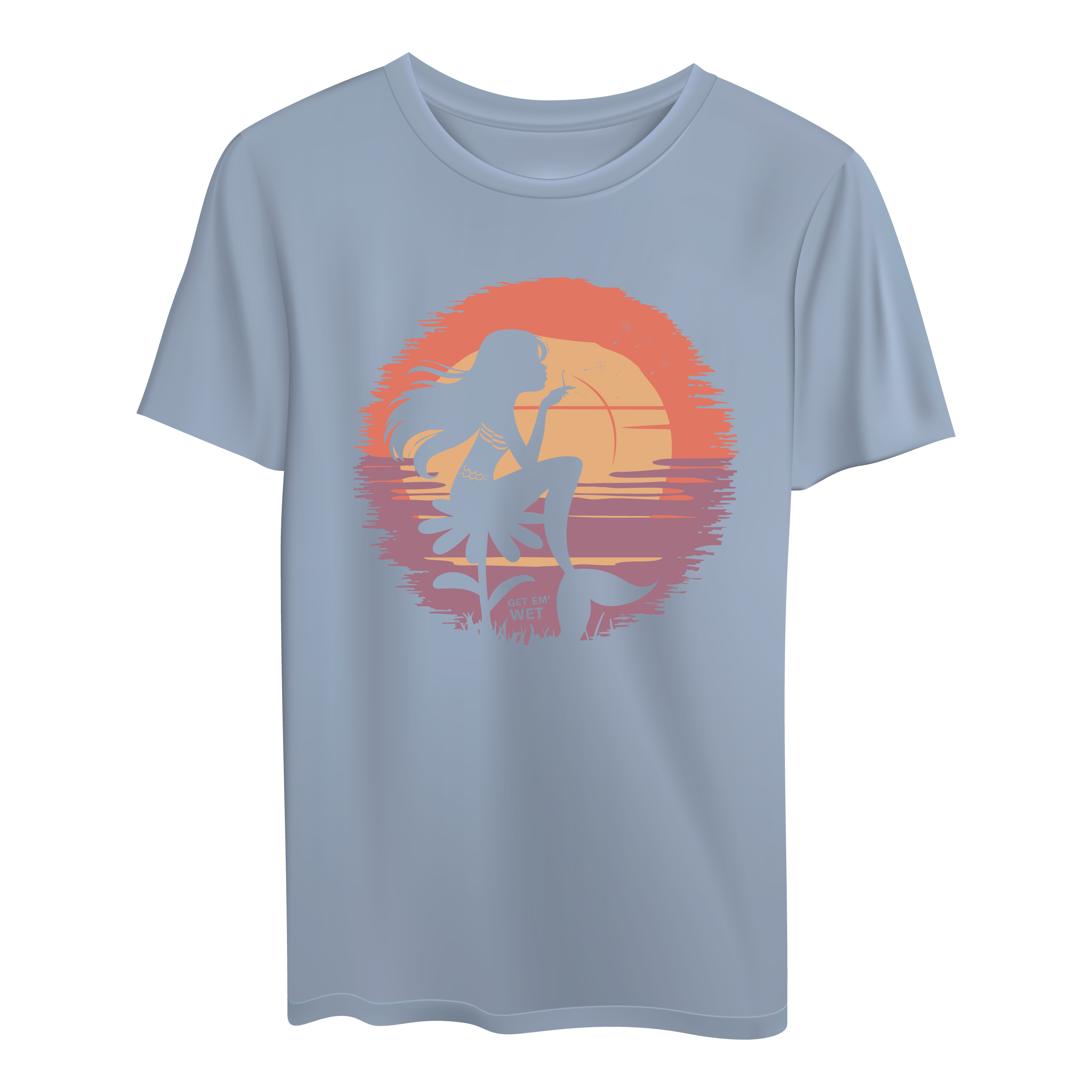Sunset Mermaid Shirt