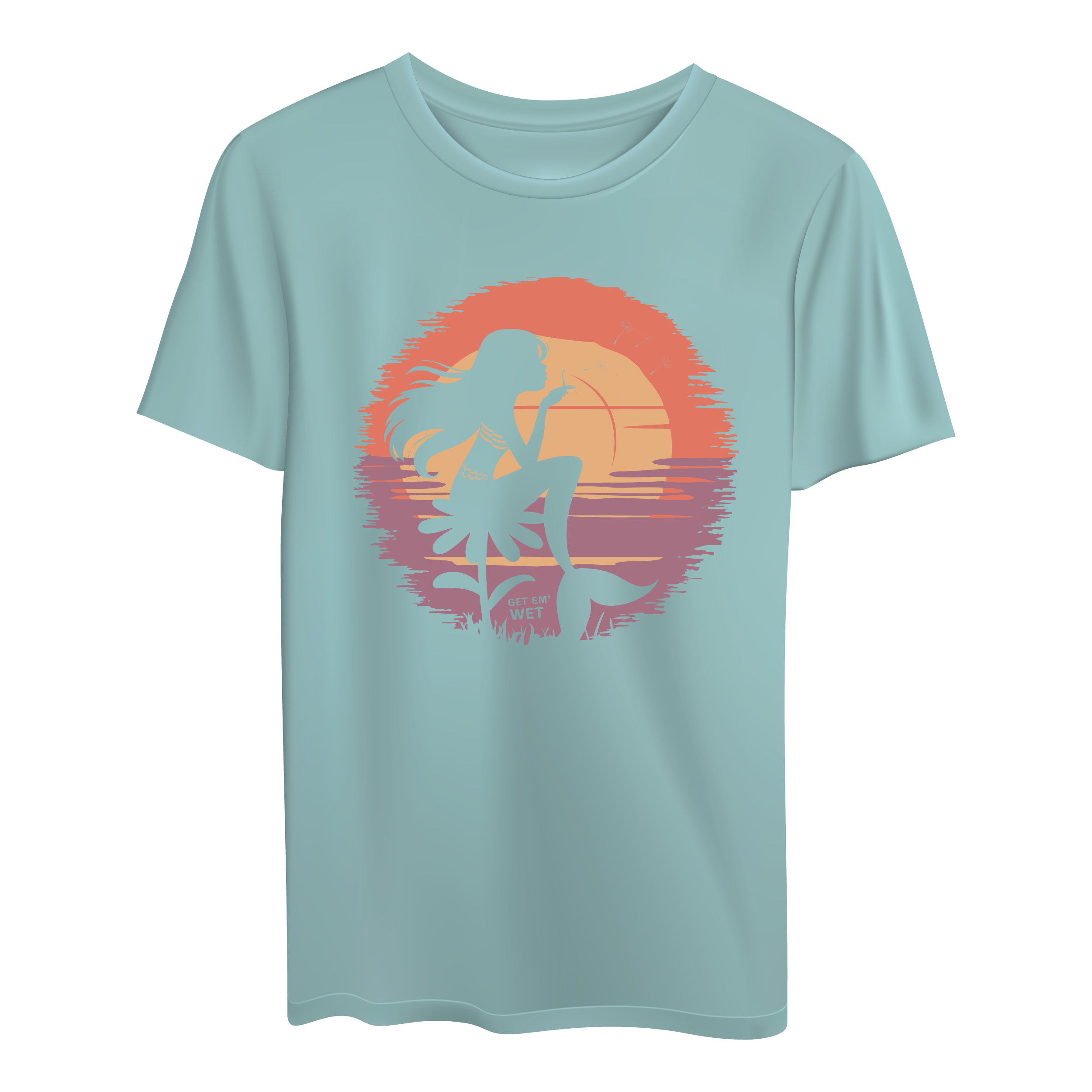 Sunset Mermaid Shirt