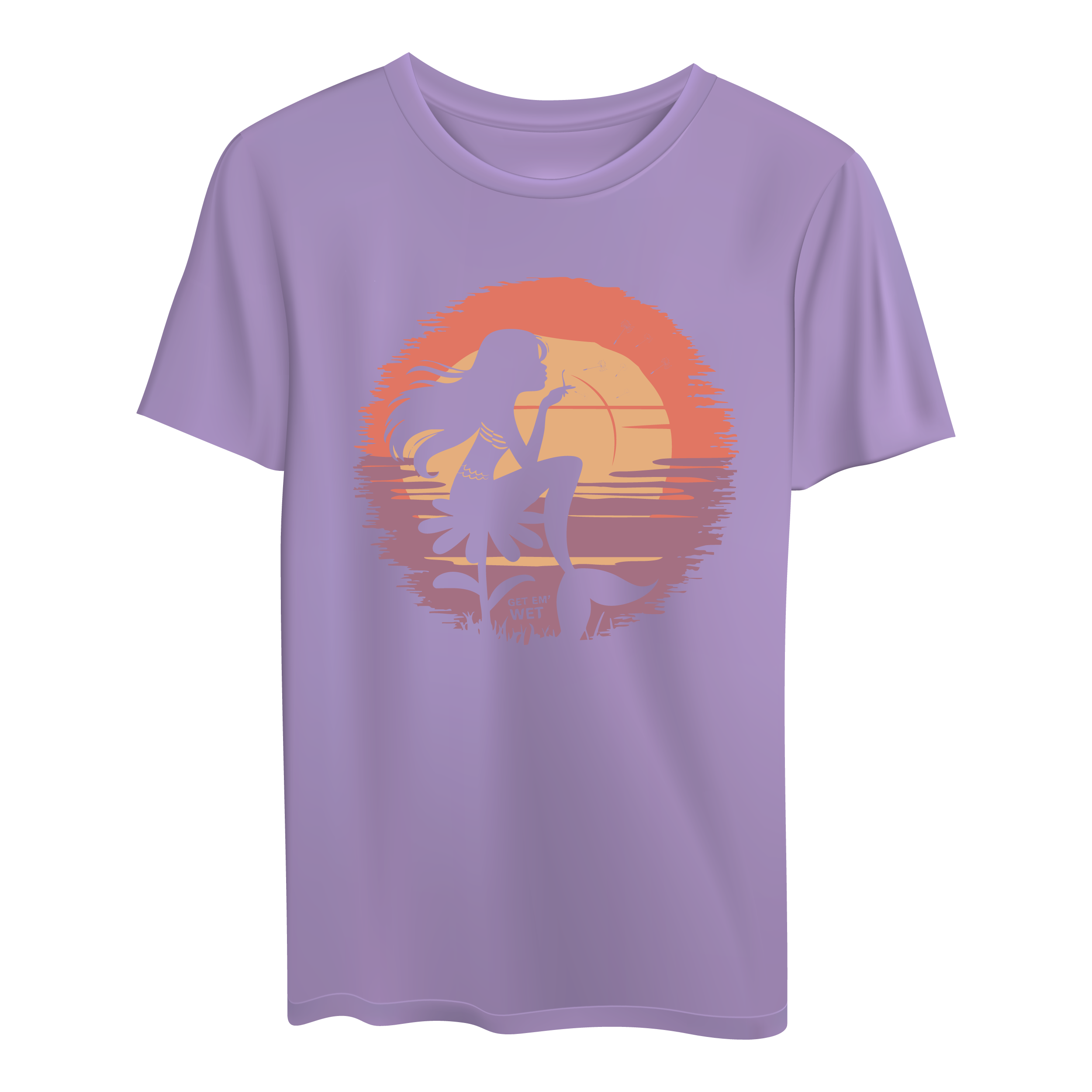 Sunset Mermaid Shirt