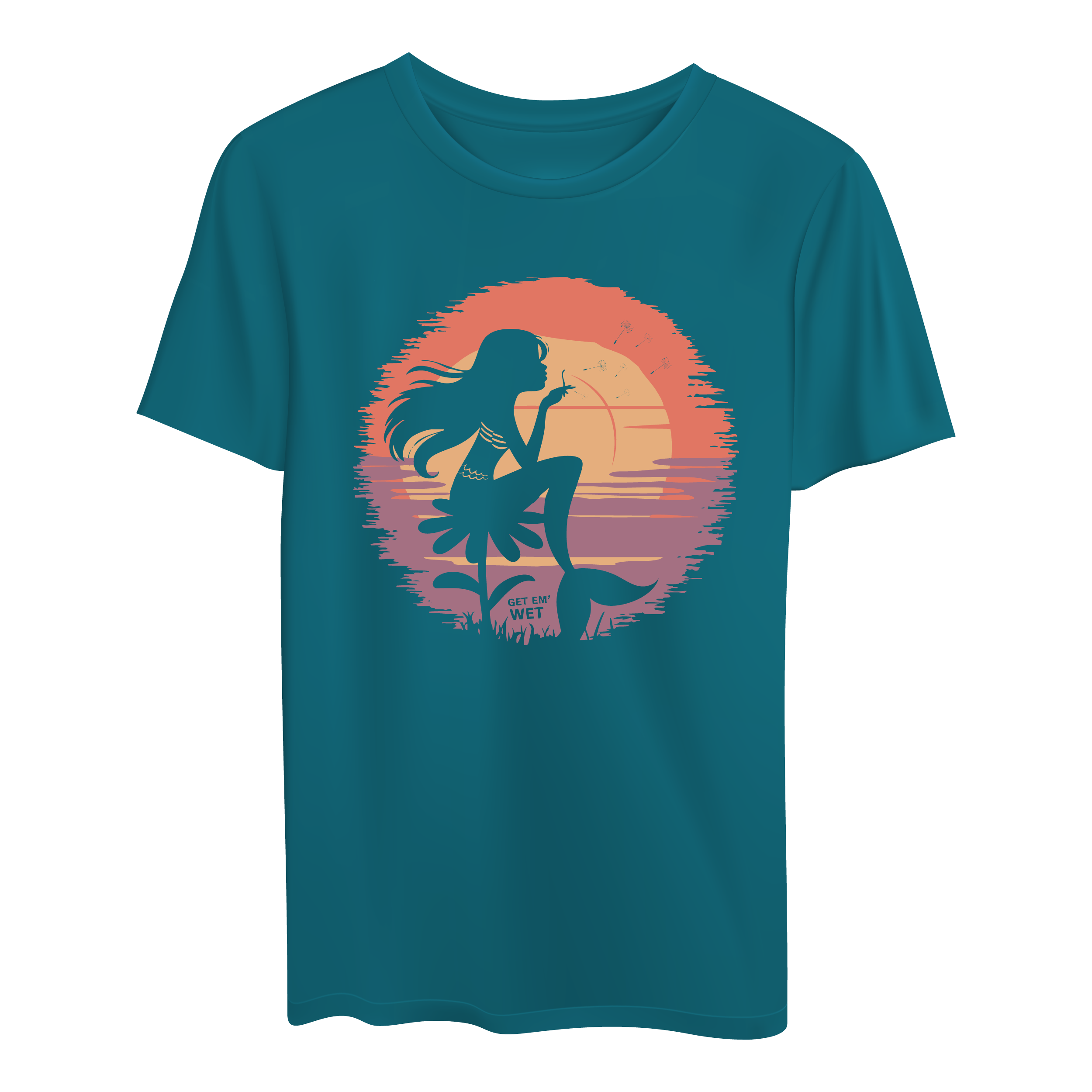 Sunset Mermaid Shirt