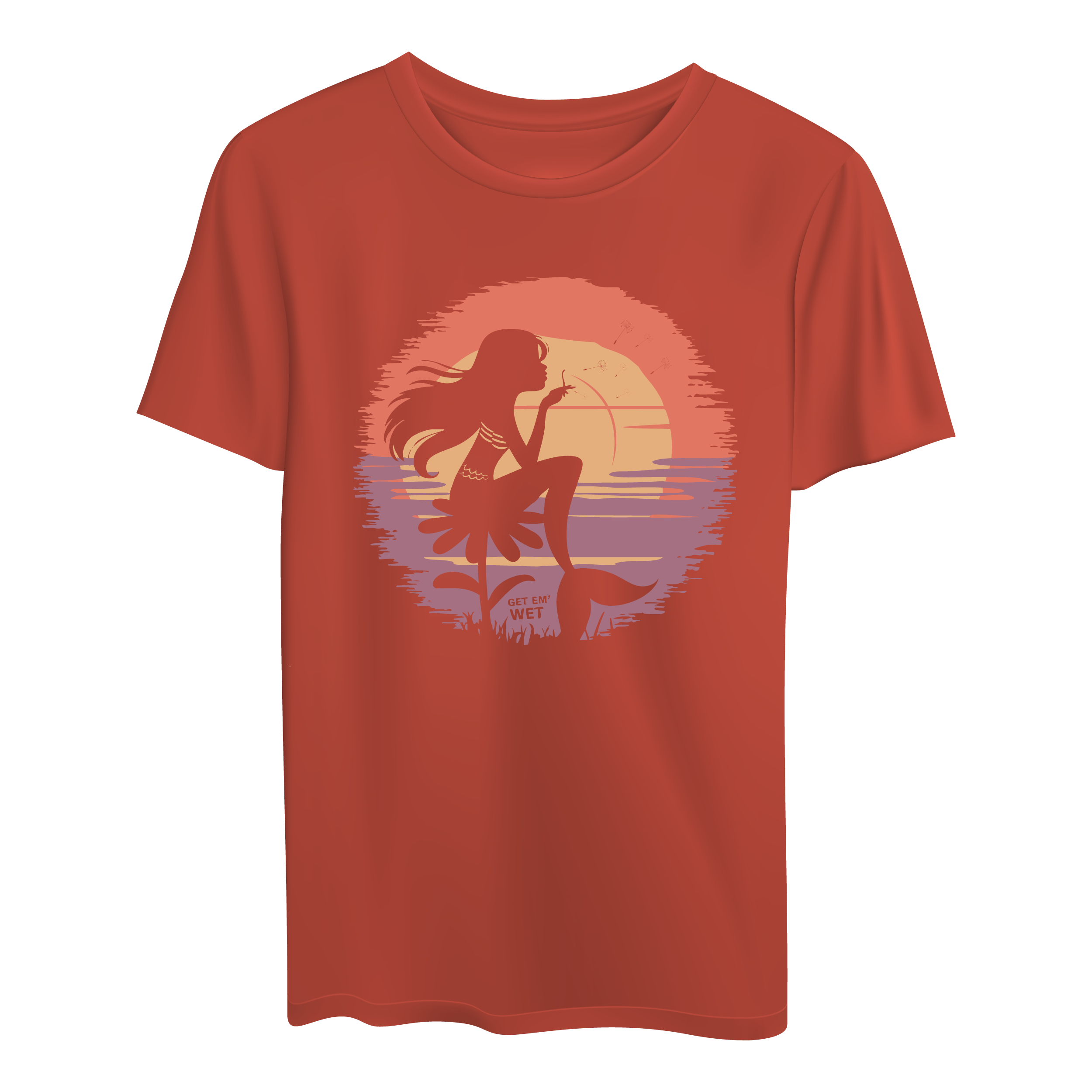 Sunset Mermaid Shirt