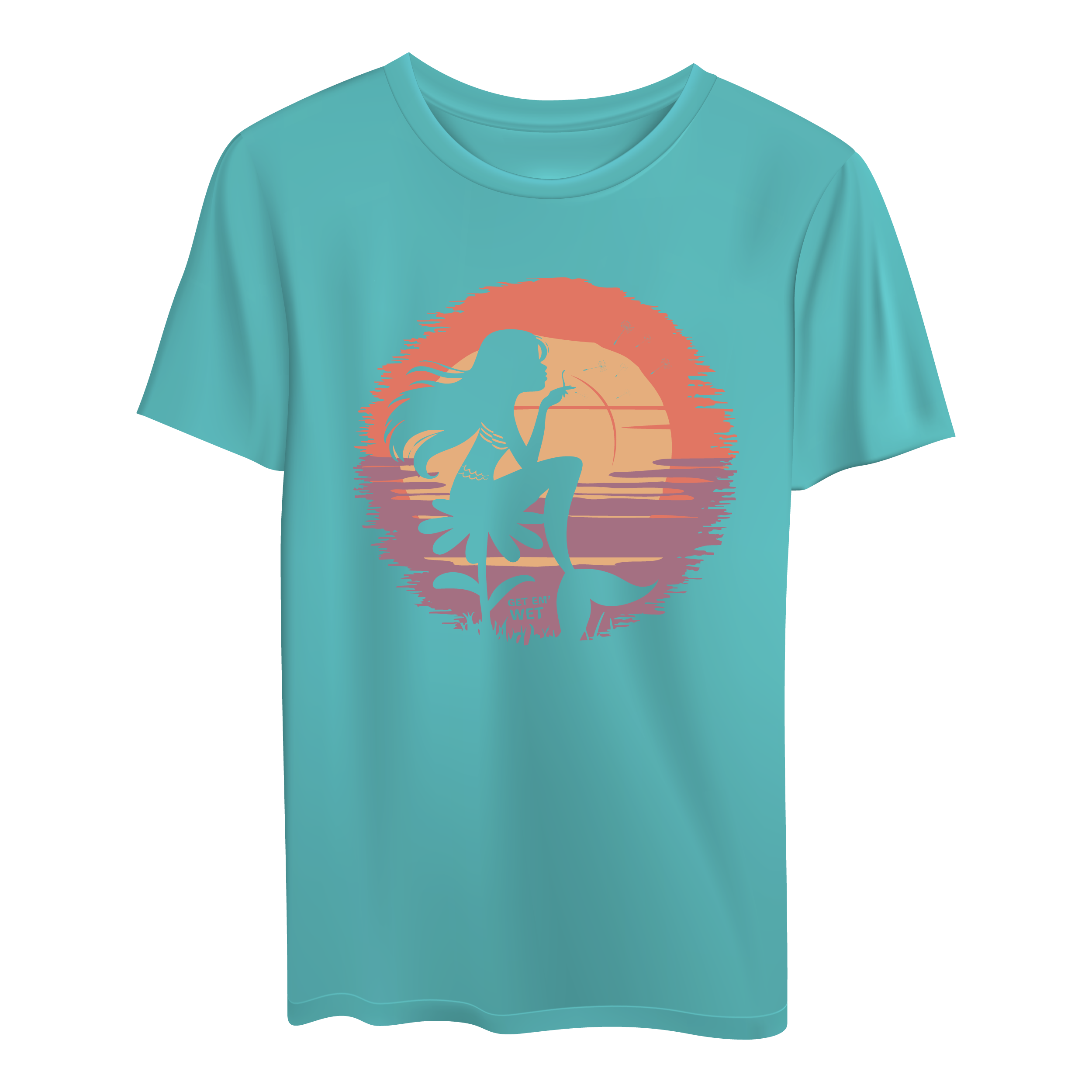 Sunset Mermaid Shirt